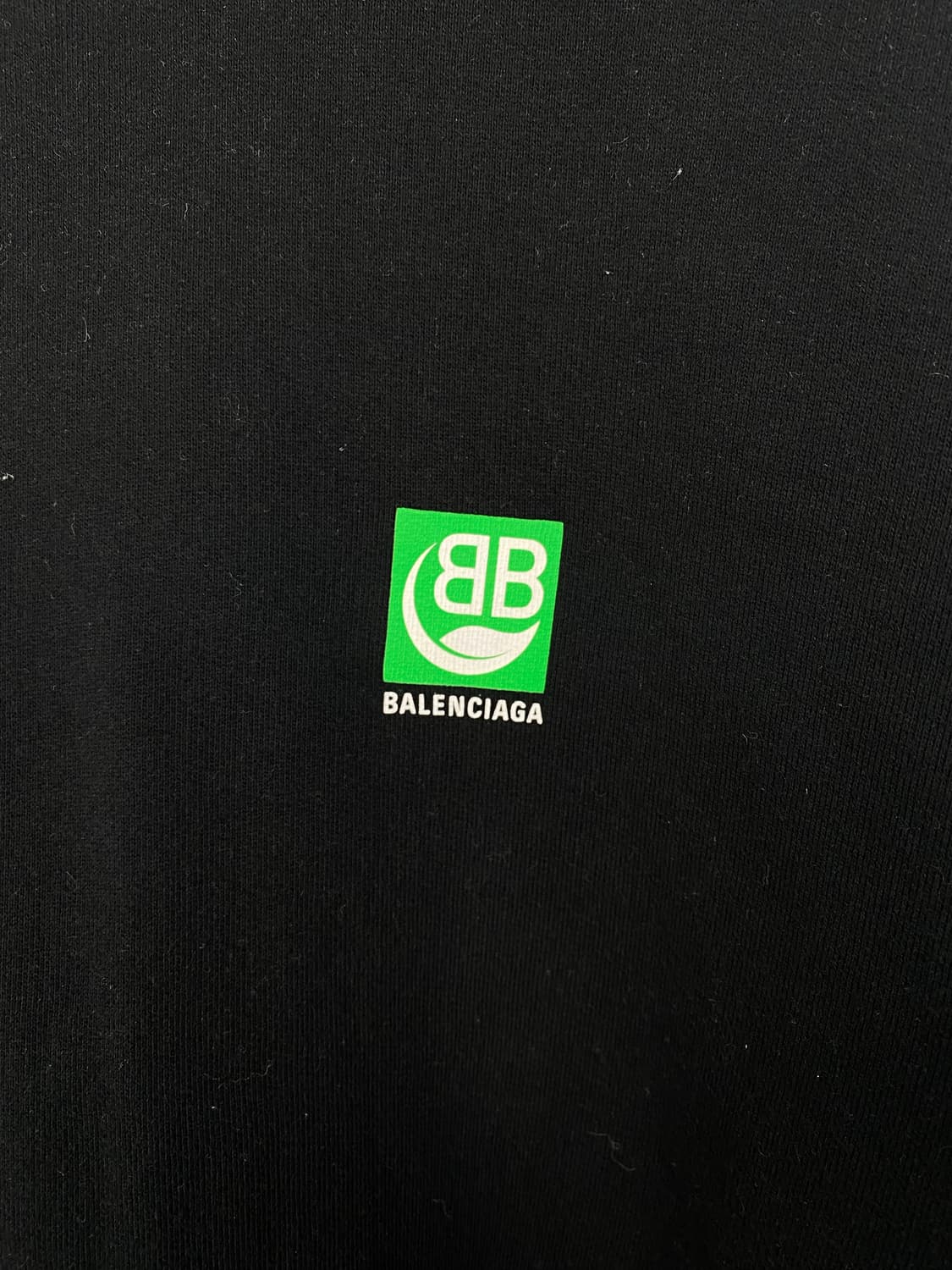 발렌시아가 그린 BB 백로고 후드티 XL <590> 상품이미지4