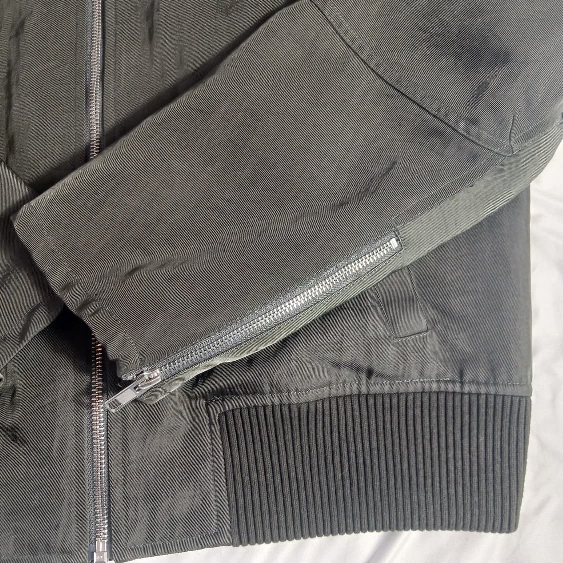  헬무트 랭 모토 플라이트 지퍼 봄버 재킷 상품이미지2