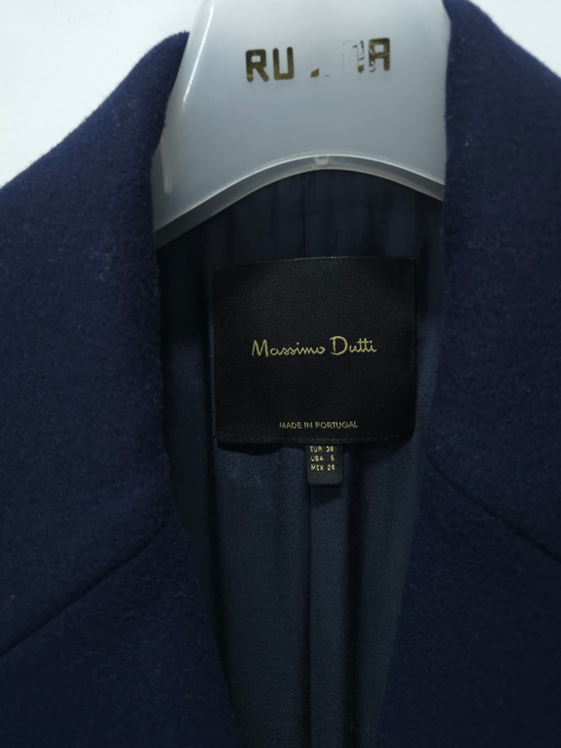 새상품급! 마시모두띠 여성 이탈리안 패브릭 벨티드 울 코트(66) 상품이미지4