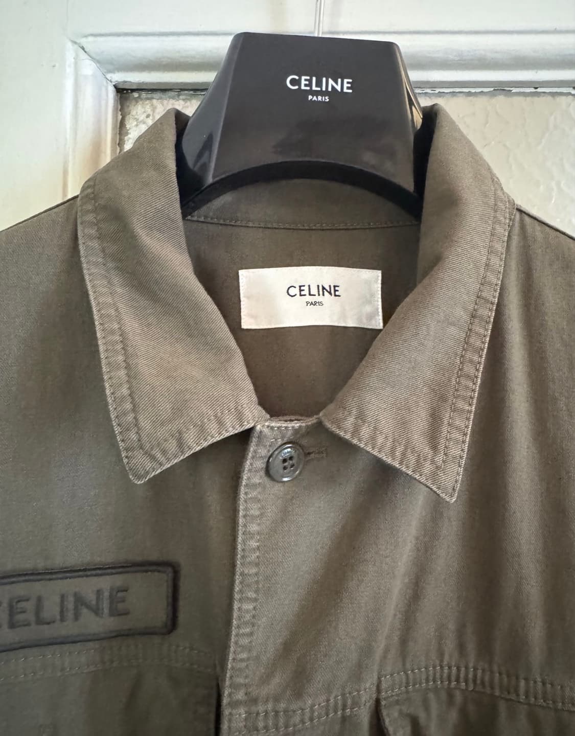 [BTS 뷔님 착용] 셀린느 25ss 사파리 카키 필드 자켓 상품이미지5