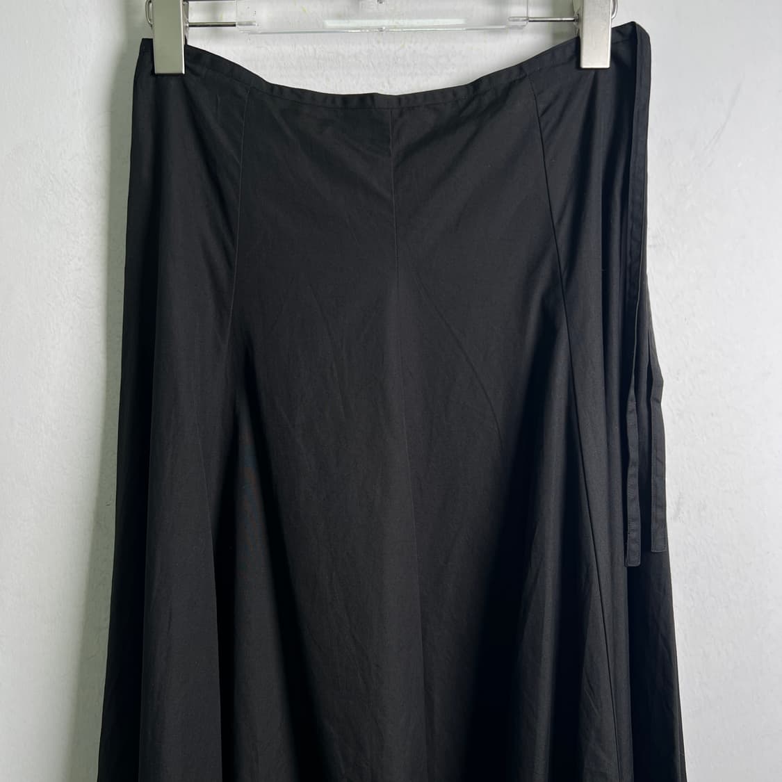 Agnes B 아네스 베 블랙 롱 플레어 스커트 36 상품이미지3