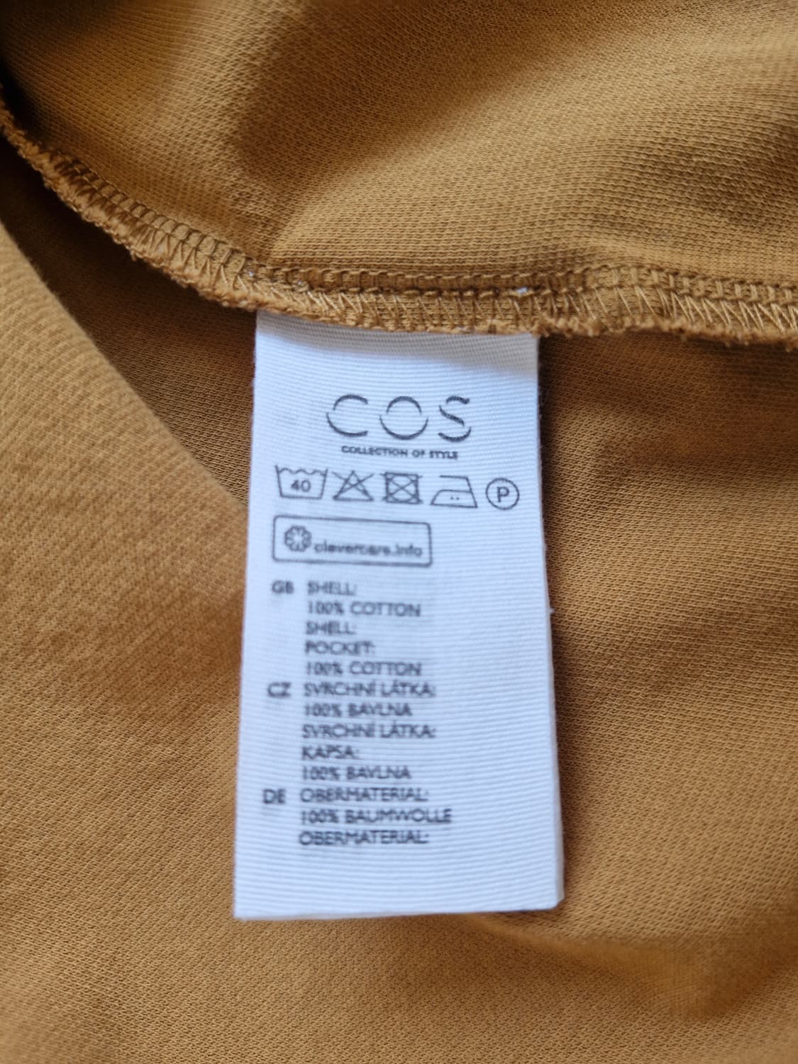 COS 코스 릴렉스드핏 유틸리티 티셔츠 XL  상품이미지6