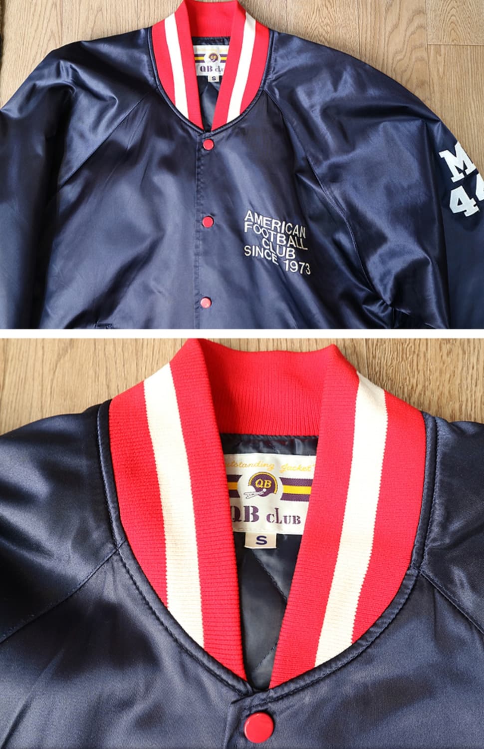 일본판 80~90s 아메리칸 풋볼 클럽 빈티지 바시티 자켓

 상품이미지4