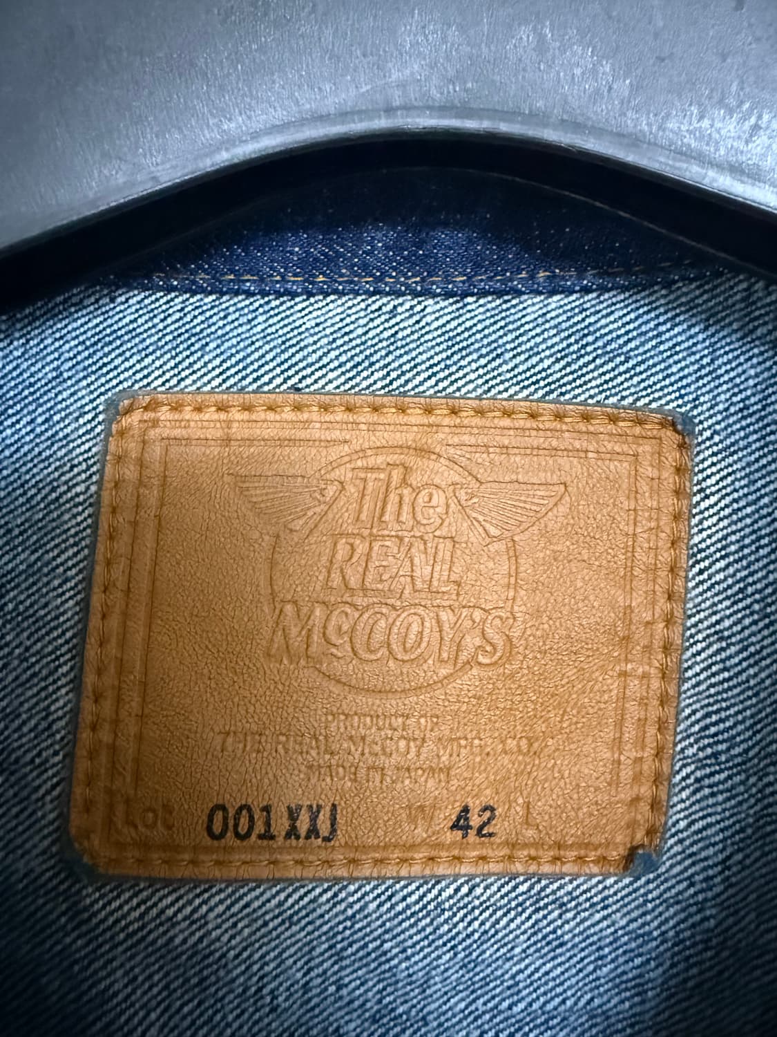 [셋업 42/36] 리얼맥코이 001XX셋업 상품이미지3