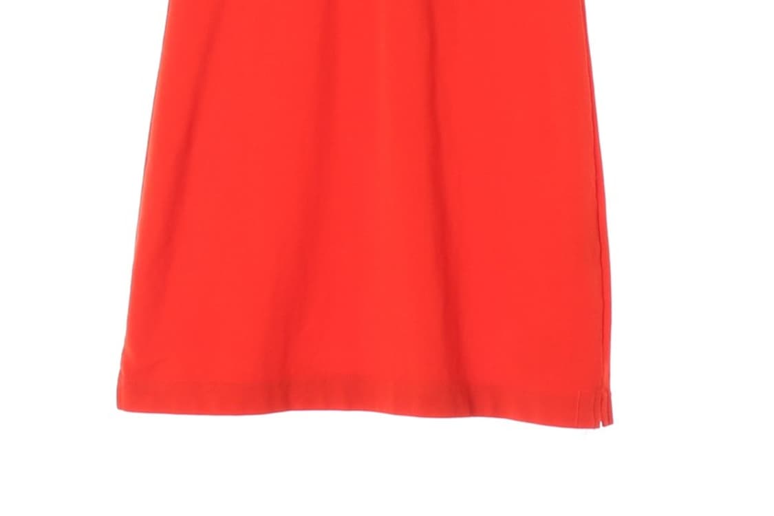 라코스테 우먼스 슬림핏 피케 원피스 레드 36 상품이미지5