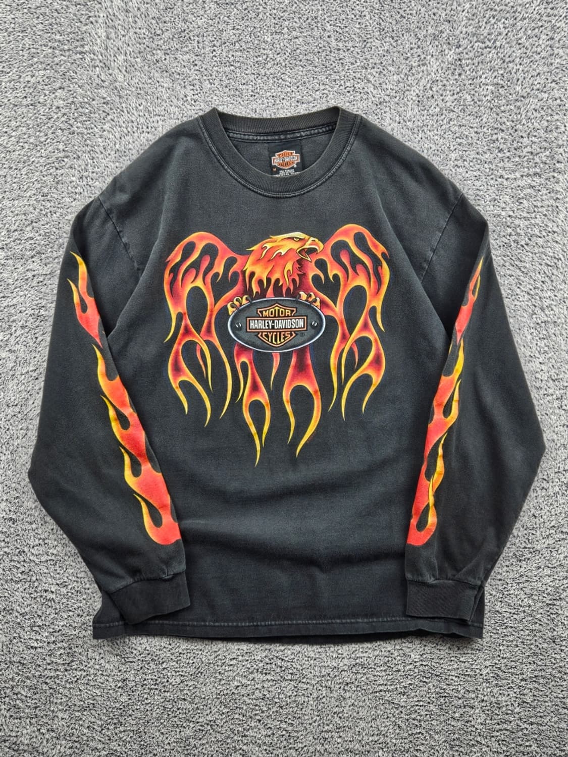 00's 할리데이비슨 플레임 하와이 마우이 롱슬리브 (M) / 11561 상품이미지3