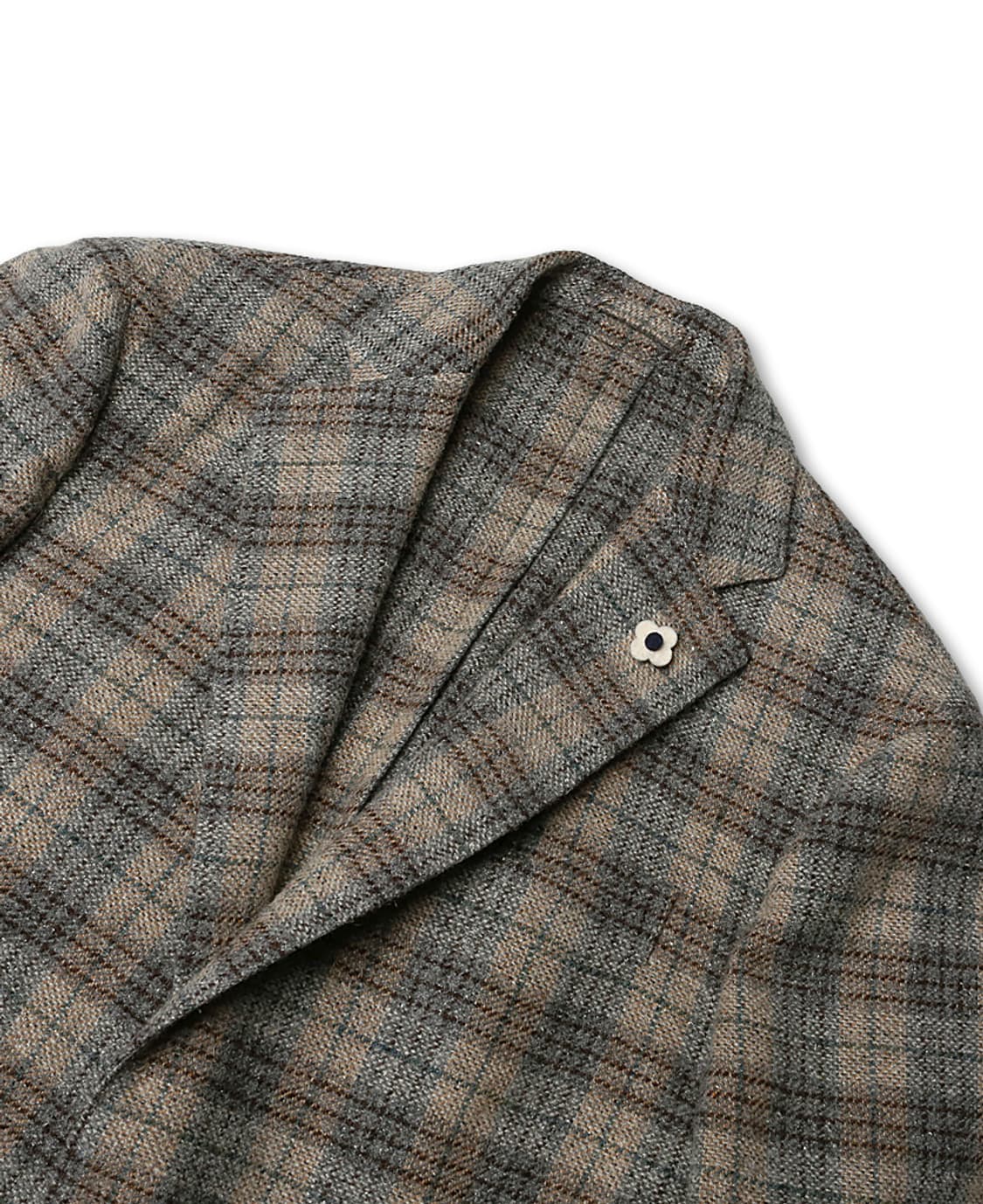 라르디니 [Lardini] 빈티지 댄디 체크 이태리 클래식 캐주얼 자켓 상품이미지2