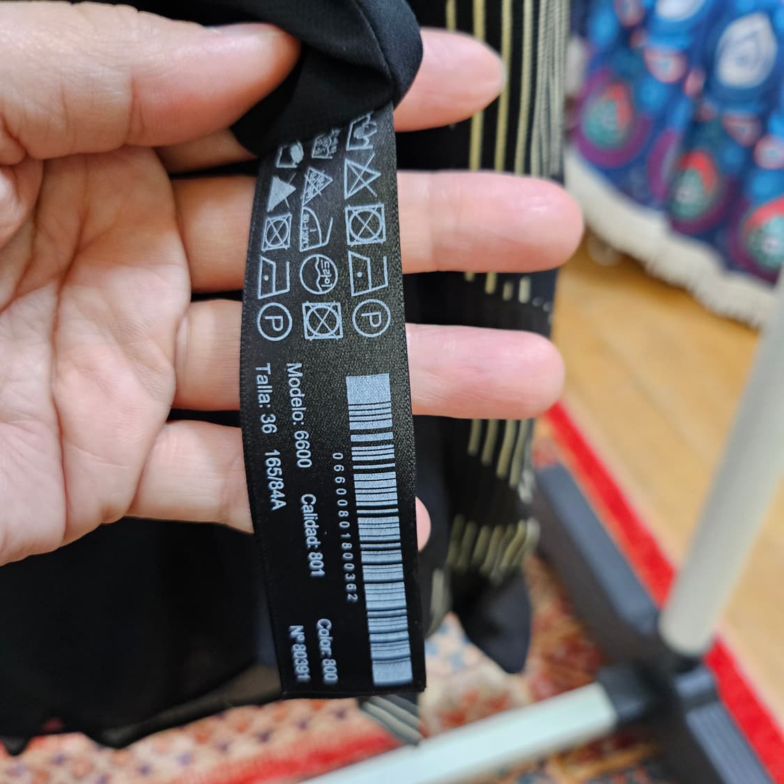 택도 안 뗀 마시모두띠 셔츠 롱 원피스 블랙 36 새제품 상품이미지8