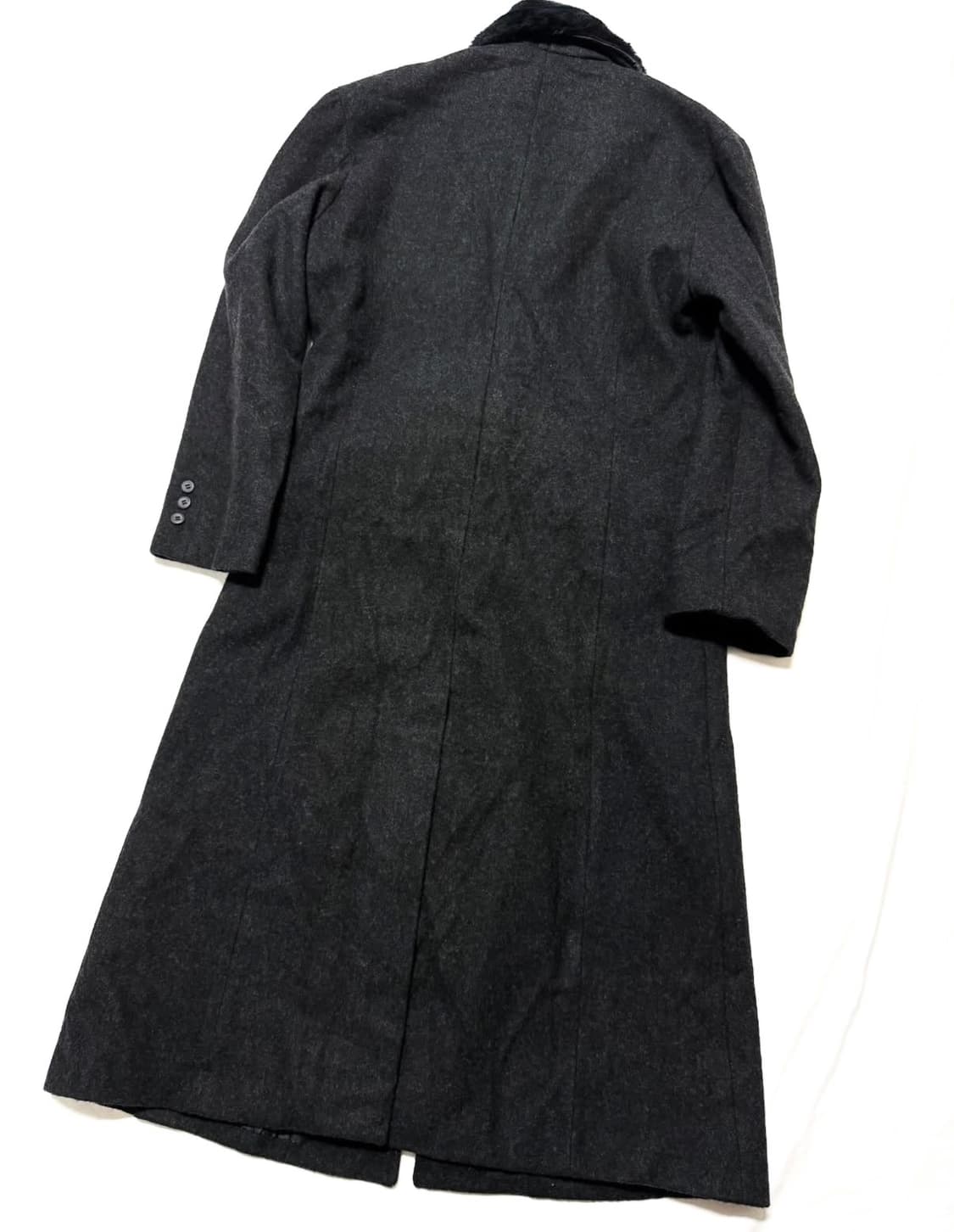 Acid Jazz - 퍼 카라 롱 코트 상품이미지3