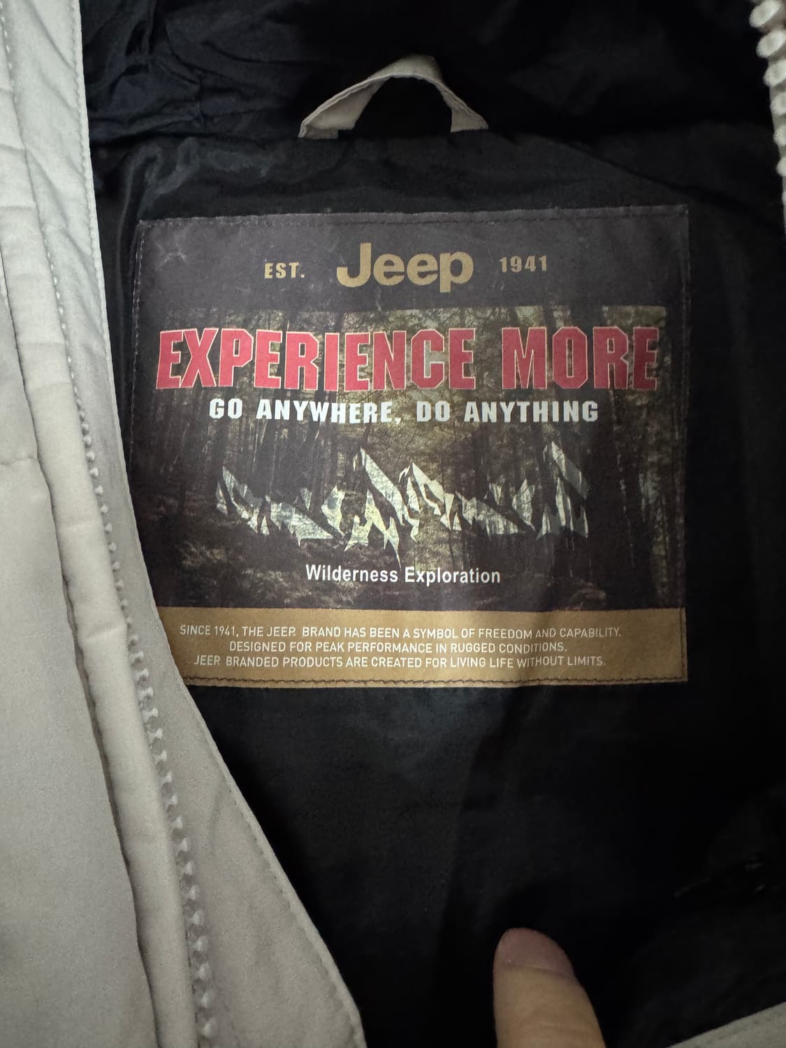 여성 지프 Jeep 구스다운 후드 점퍼 상품이미지3