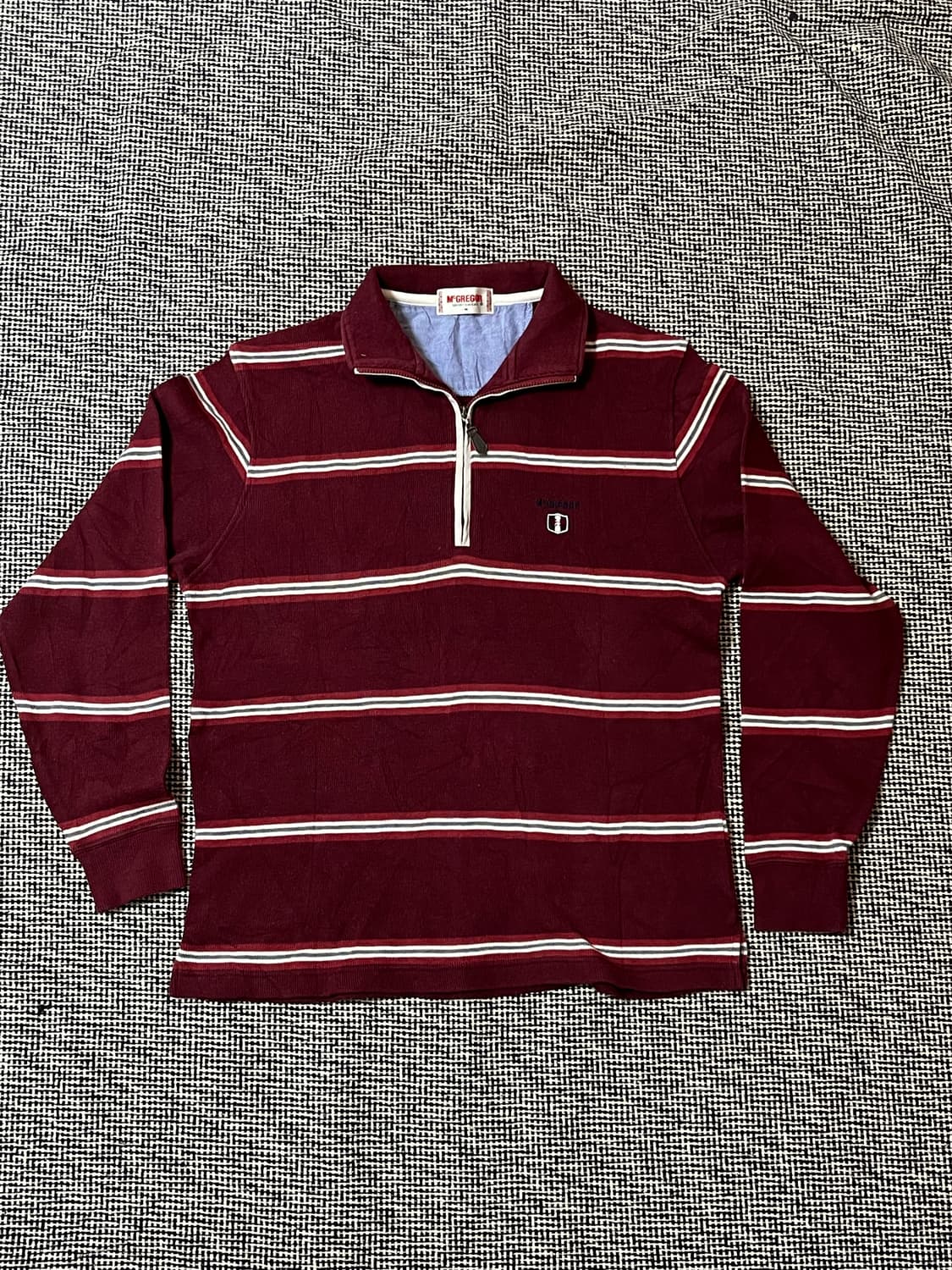 맥그리거 멀티스트라이프 집업 니트  상품이미지1