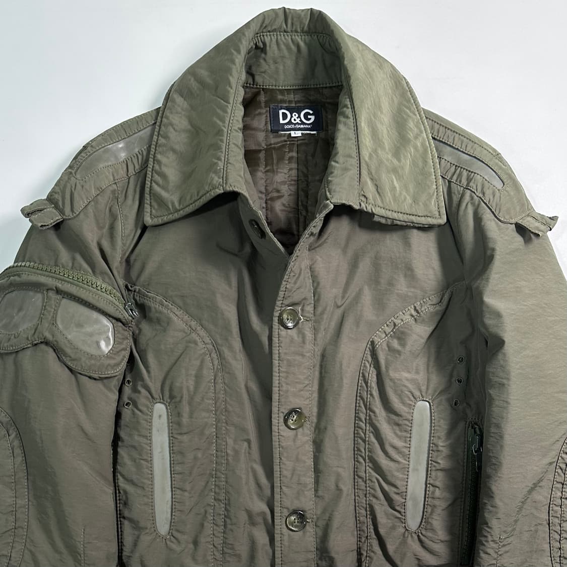 돌체 앤 가바나 멀티포켓 카키 봄버 자켓  상품이미지3