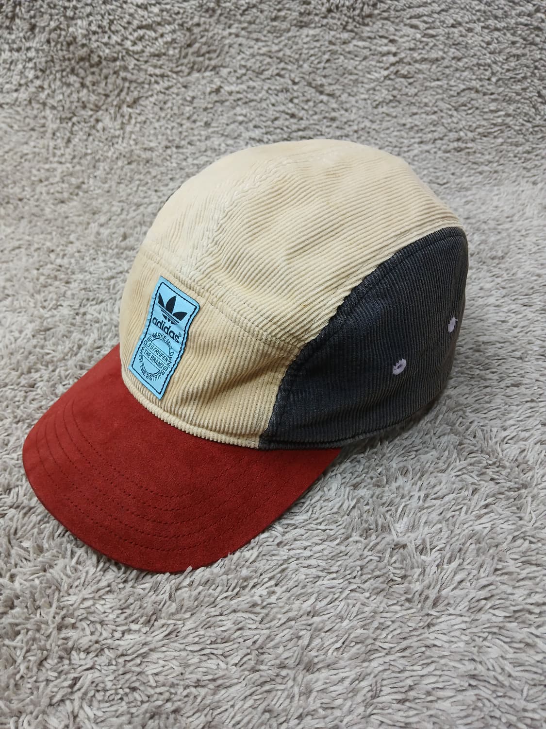 빈티지 아디다스 코듀로이 5패널 캡 모자 상품이미지4