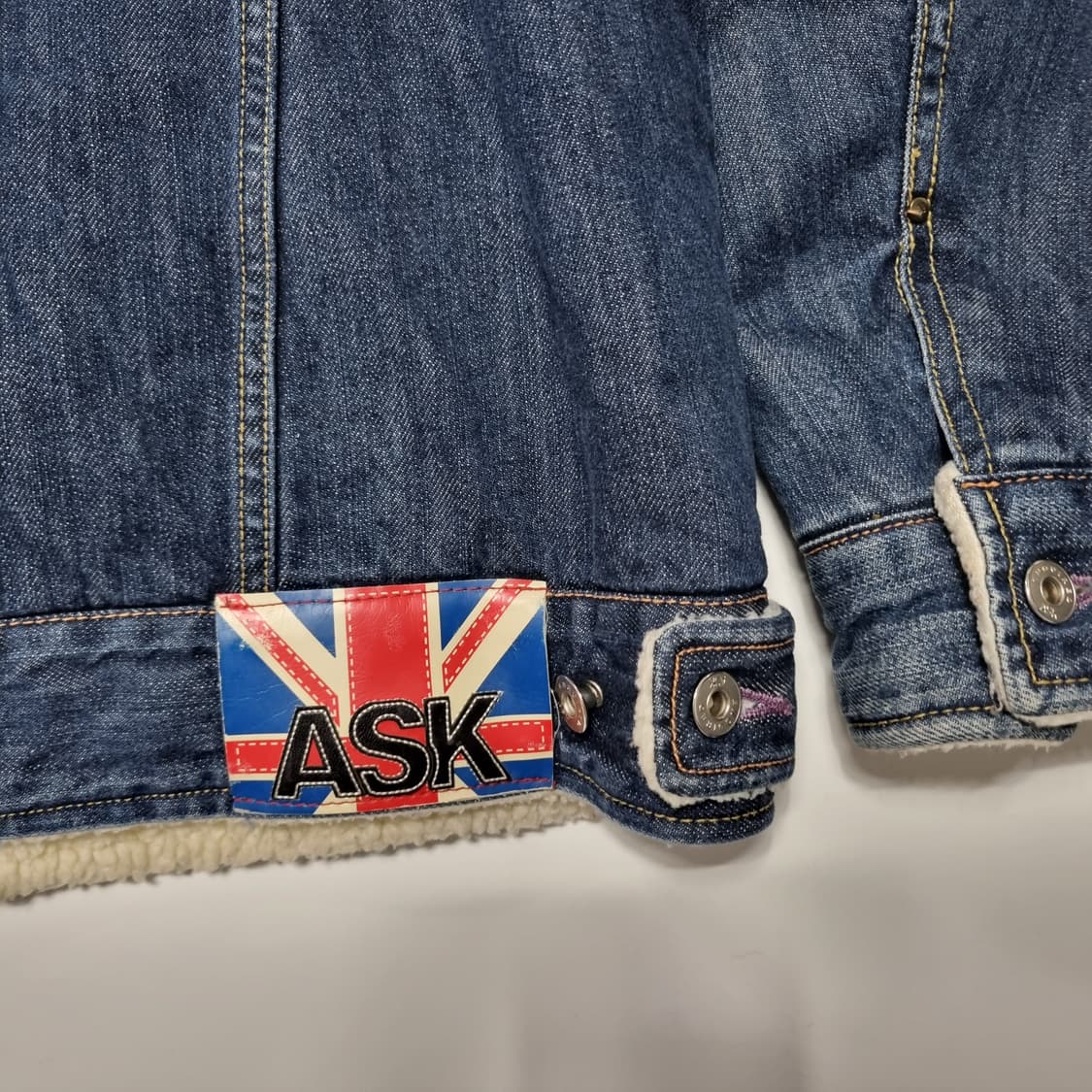ASK 잉글랜드 데님 쉐르파 자켓  상품이미지8