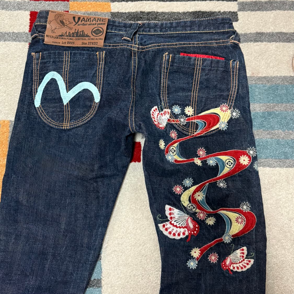 에비수 야마네 버터 플라이 오리엔탈 부츠컷 데님 팬츠 상품이미지1