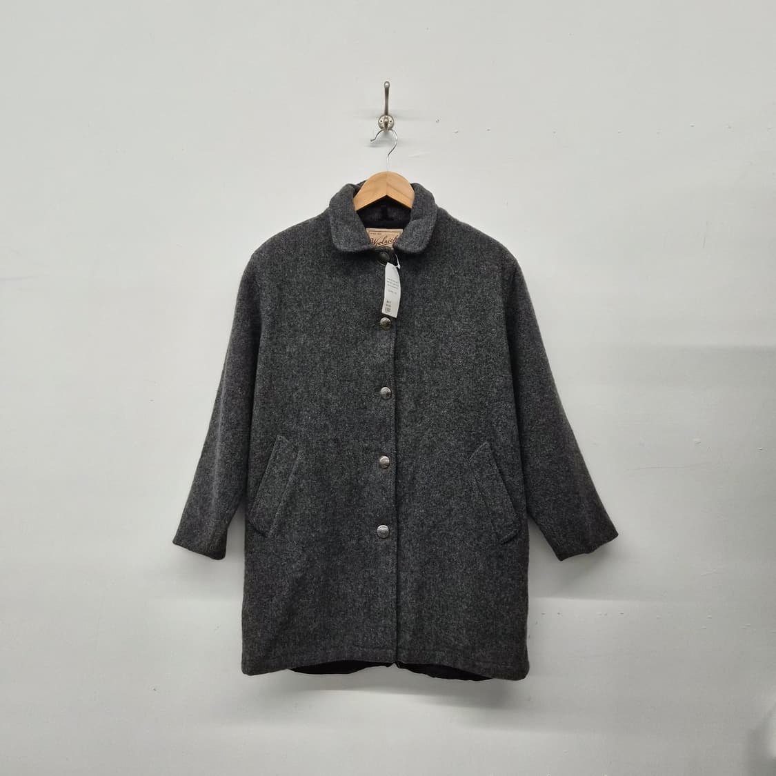 울리치 회색 모직 숏코트 남녀공용 M 상품이미지1