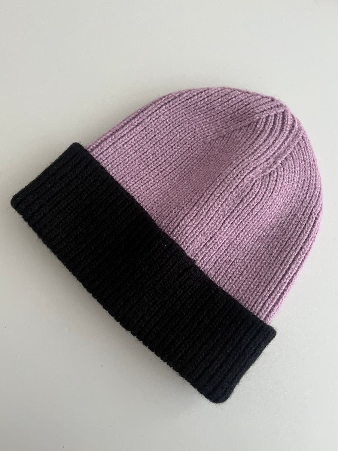 F) 반스 니트 비니 연보라 상품이미지2