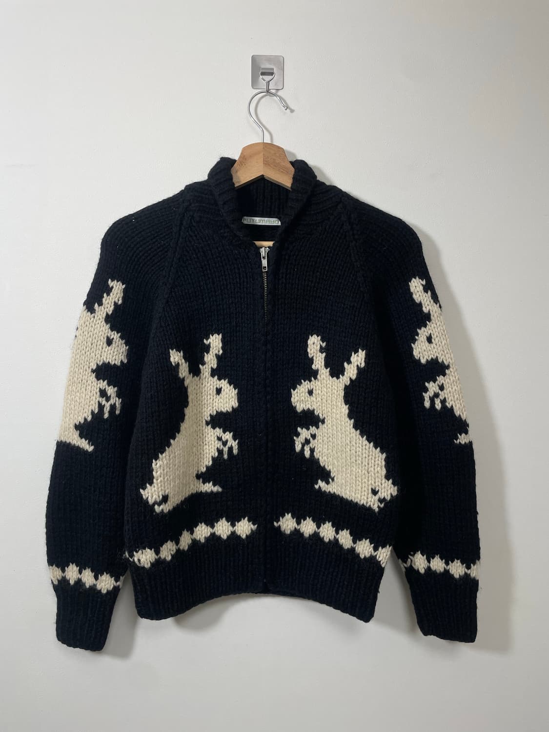 빈티지 래빗 헤비 가디건 Free - K16 상품이미지1