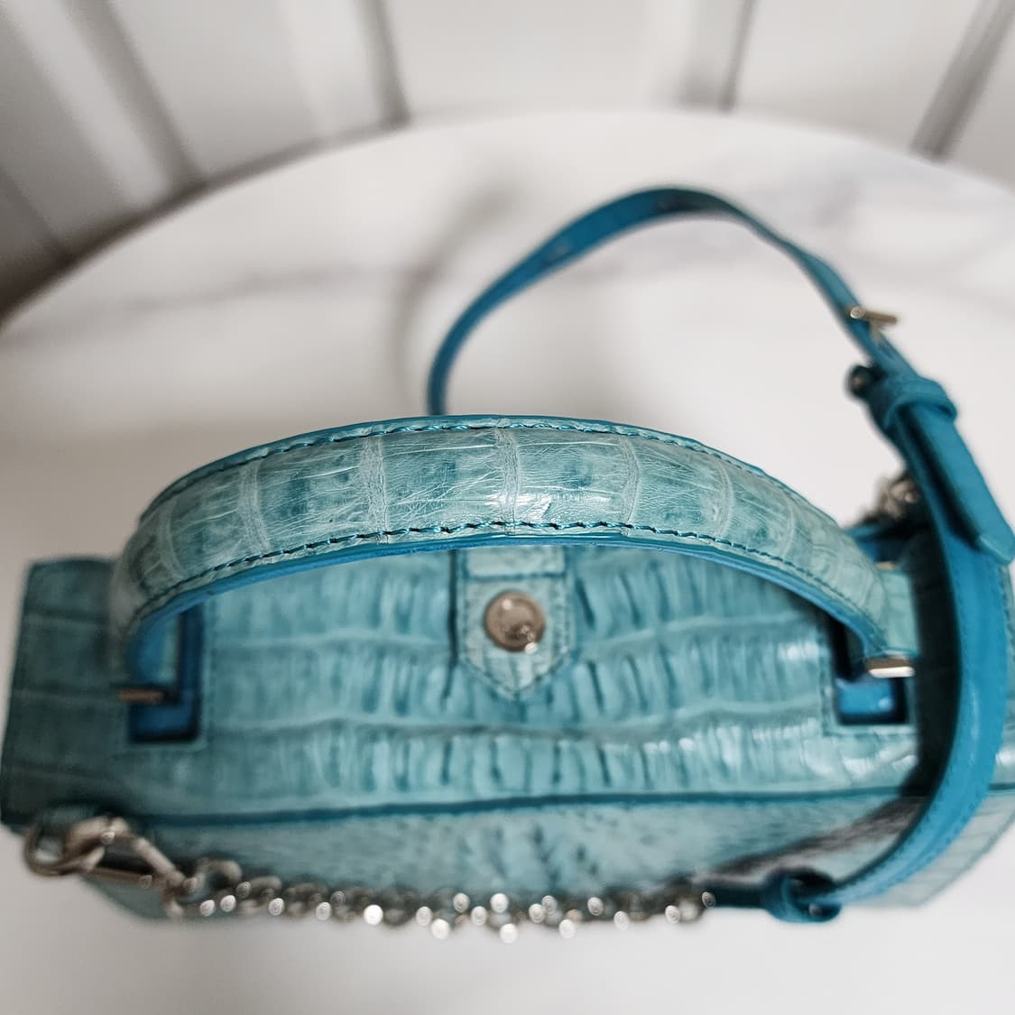 상태굿) 잘모이 악어 토트, 크로스백 상품이미지4