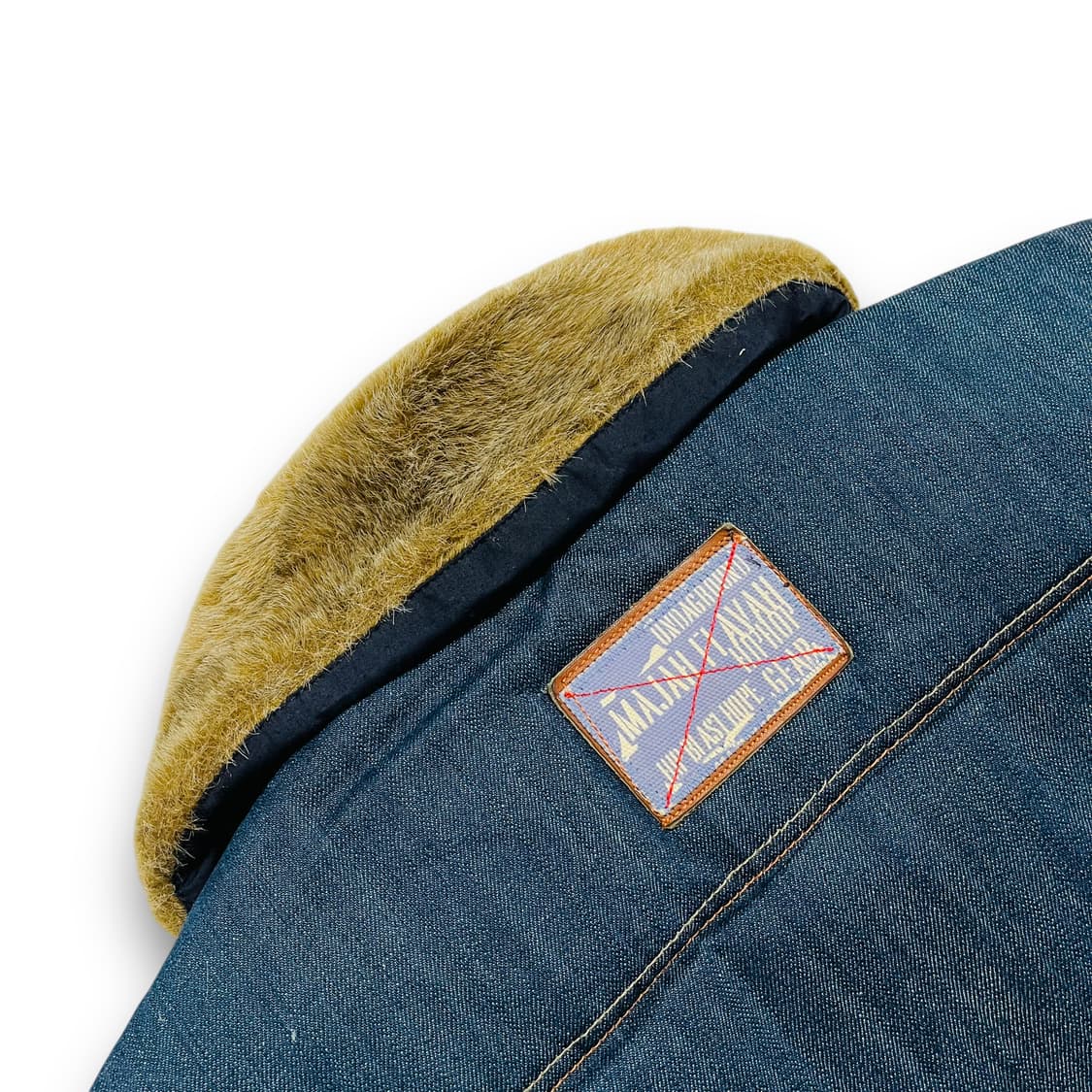 마자플라바 덕다운 올드스쿨 힙합 데님 패딩 상품이미지5