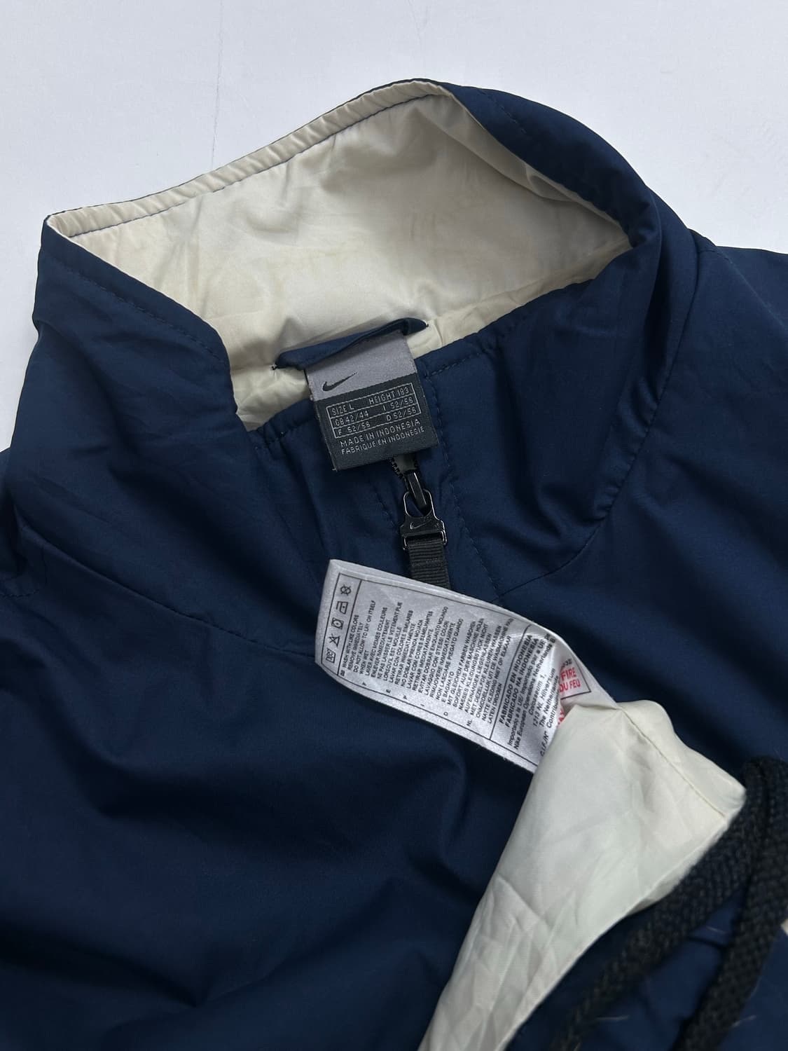 나이키 00s 네이비 배색 바람막이 L 상품이미지5