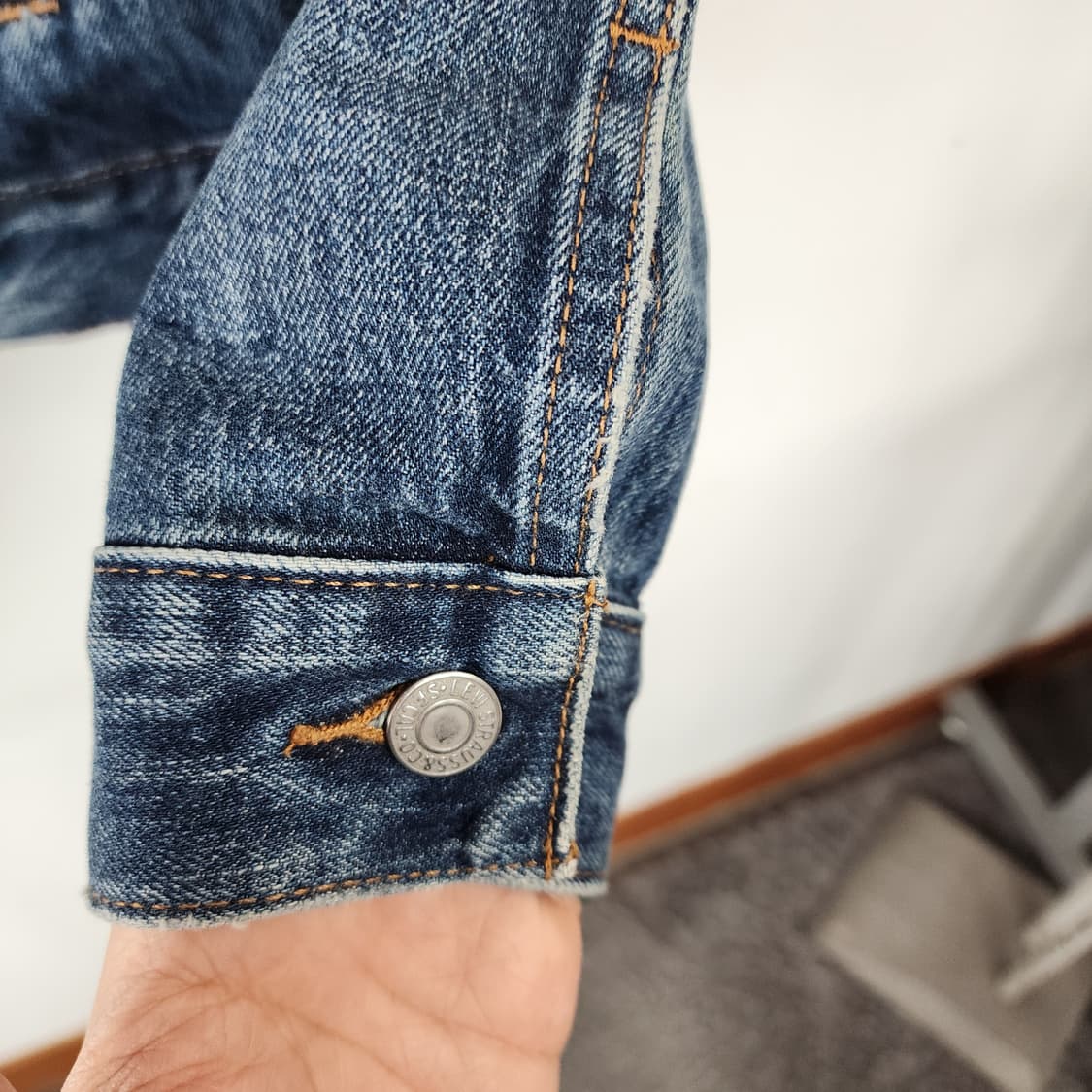 리바이스 데님 청자켓 빈티지 워싱 상품이미지6