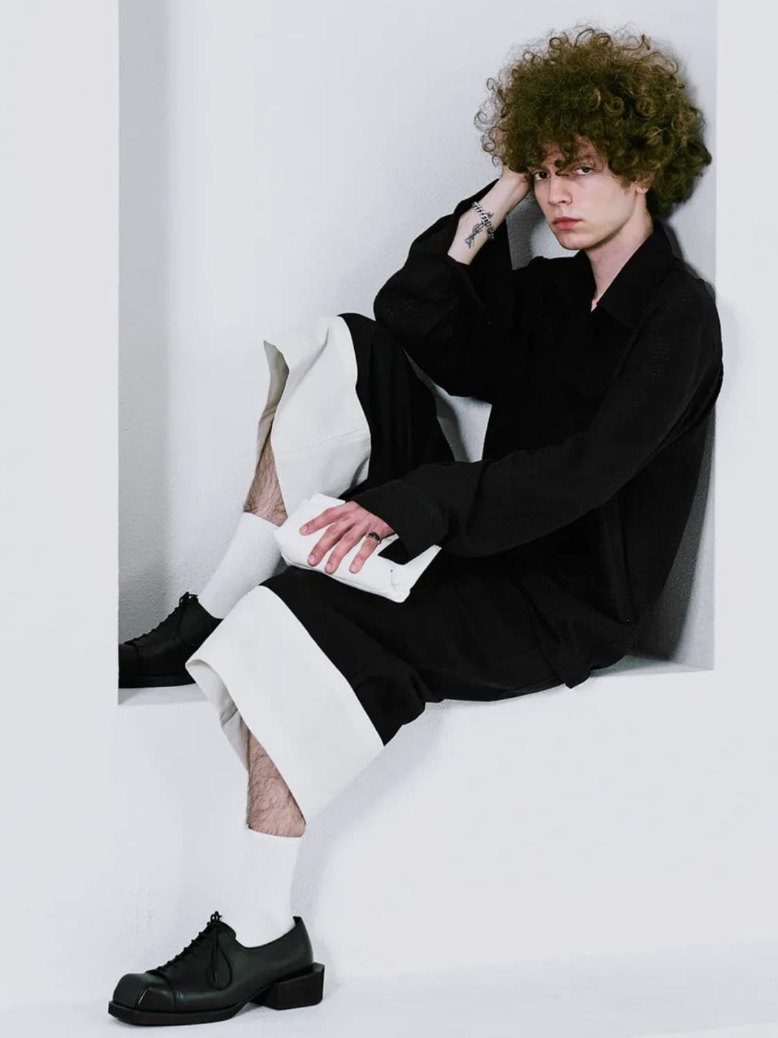 라멀마메종 롤업 카프리팬츠 블랙  상품이미지3