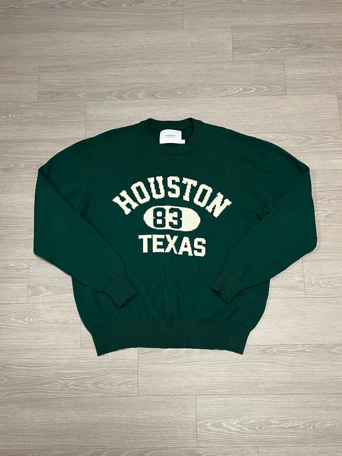 (새상품) 아웃스탠딩 휴스턴 니트 그린 상품이미지3