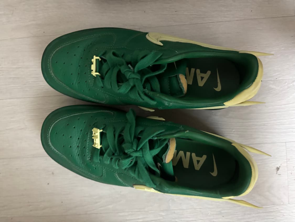 나이키 x 앰부쉬 에어포스1 로우 SP 파인 그린 앤 시트론 240 상품이미지3