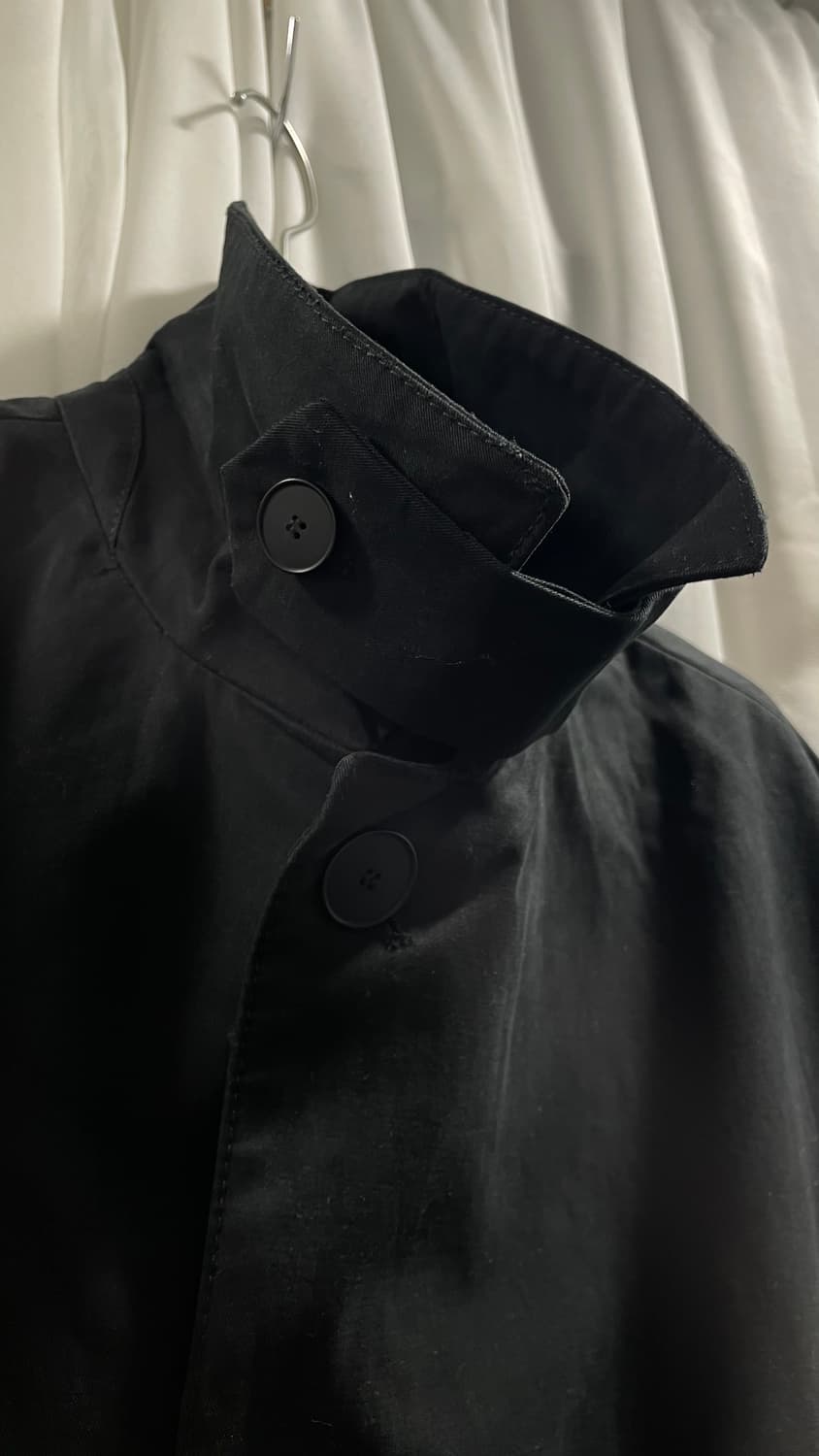 자라/ 롱 트렌치 코트 블랙/ L 상품이미지10