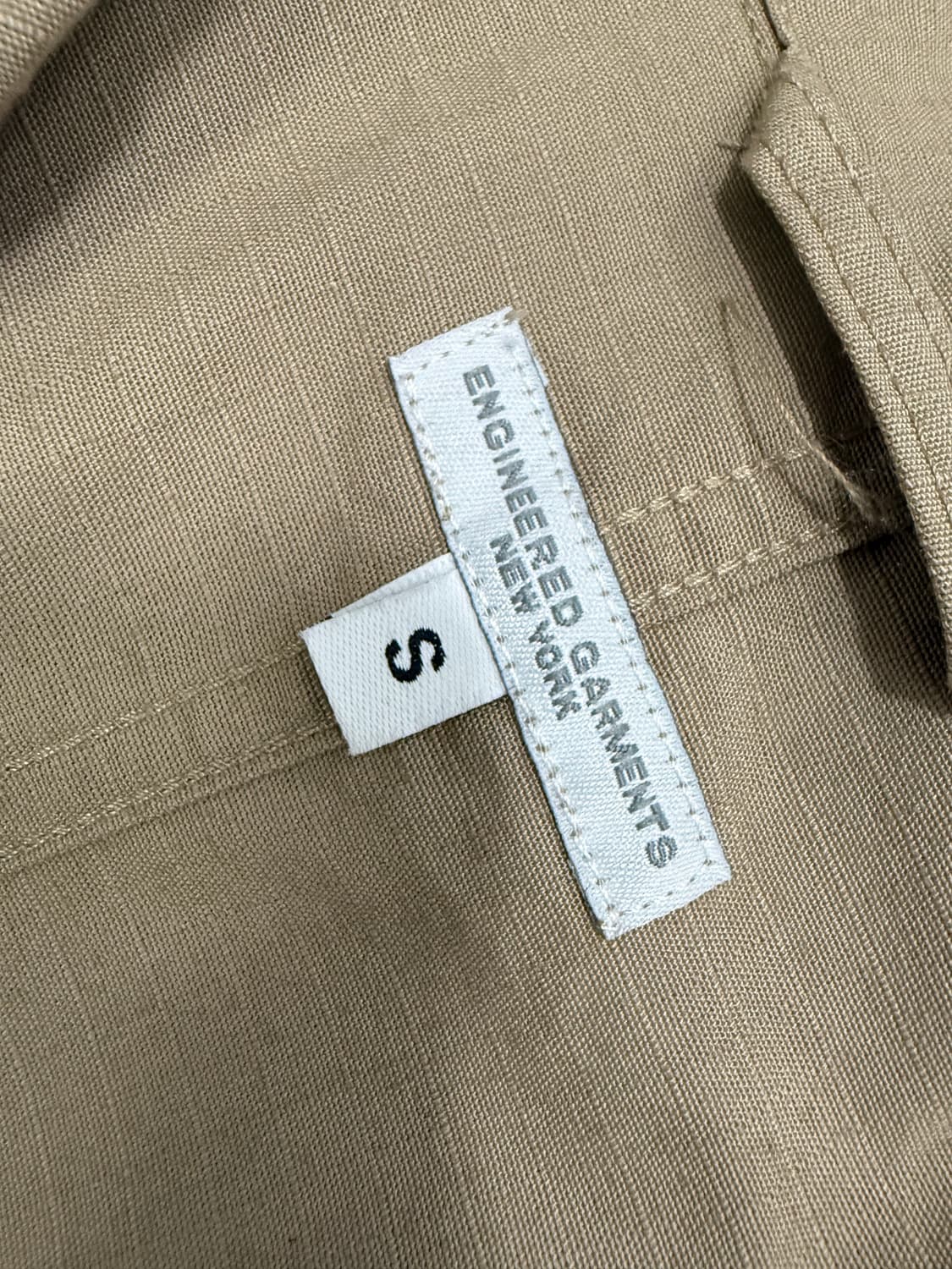 엔지니어드가먼츠 베이지 면 자켓 S 상품이미지4