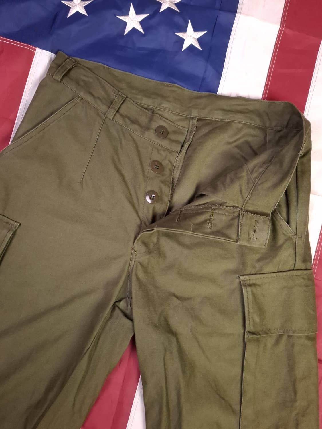 새제품급 오리지날 네덜란드군 OG-107 필드카고 팬츠 상품이미지2