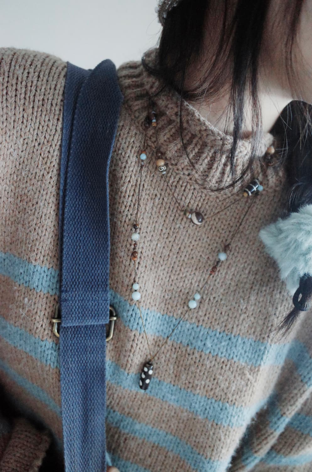 cocoa bubble necklace 코코아 버블 핸드메이드 목걸이 상품이미지2