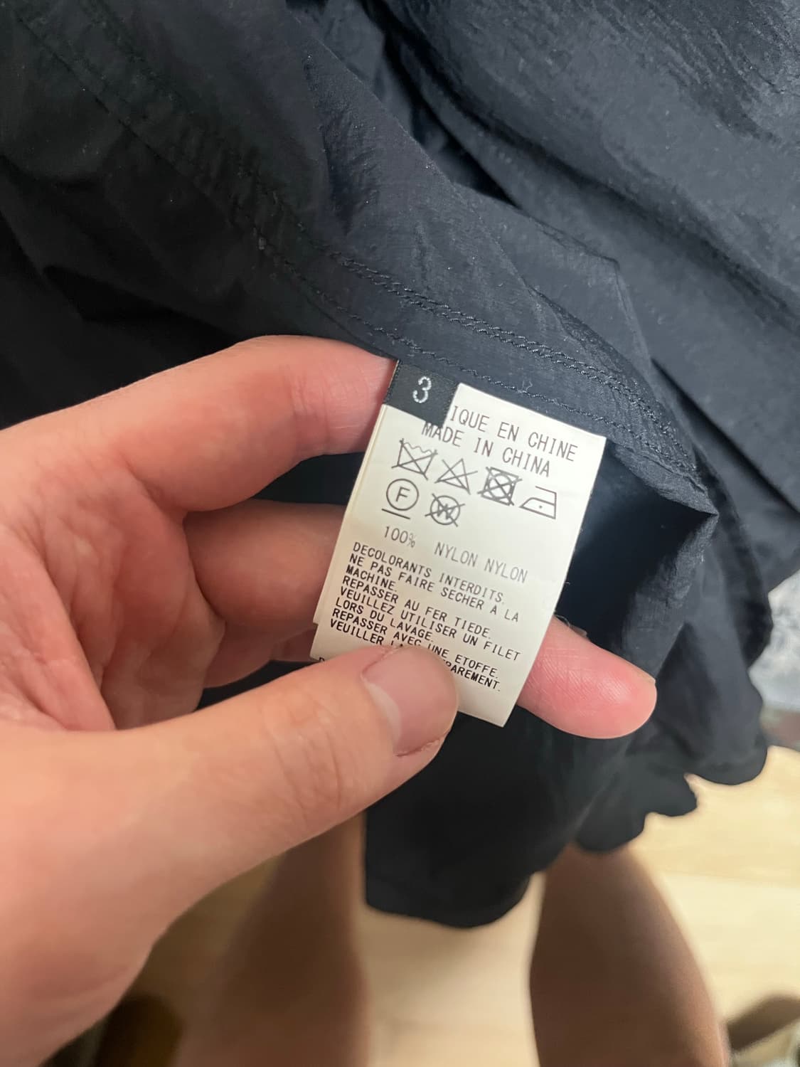 요지야마모토 나일론 후드 자켓 3사이즈 상품이미지4