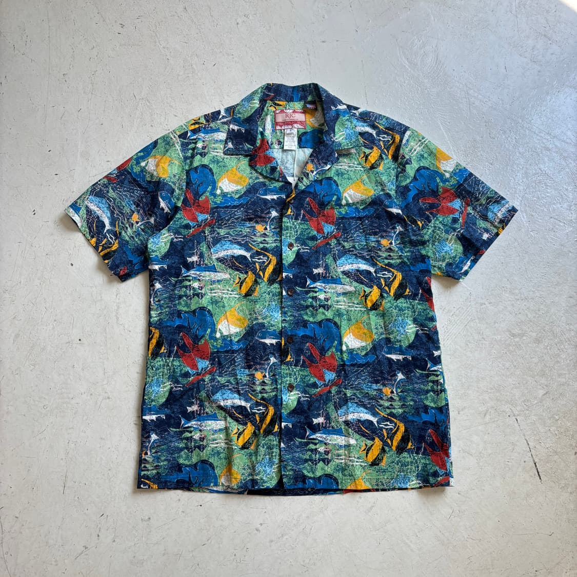 90s USA OG RJC 빈티지 하와이안 셔츠 L 상품이미지1