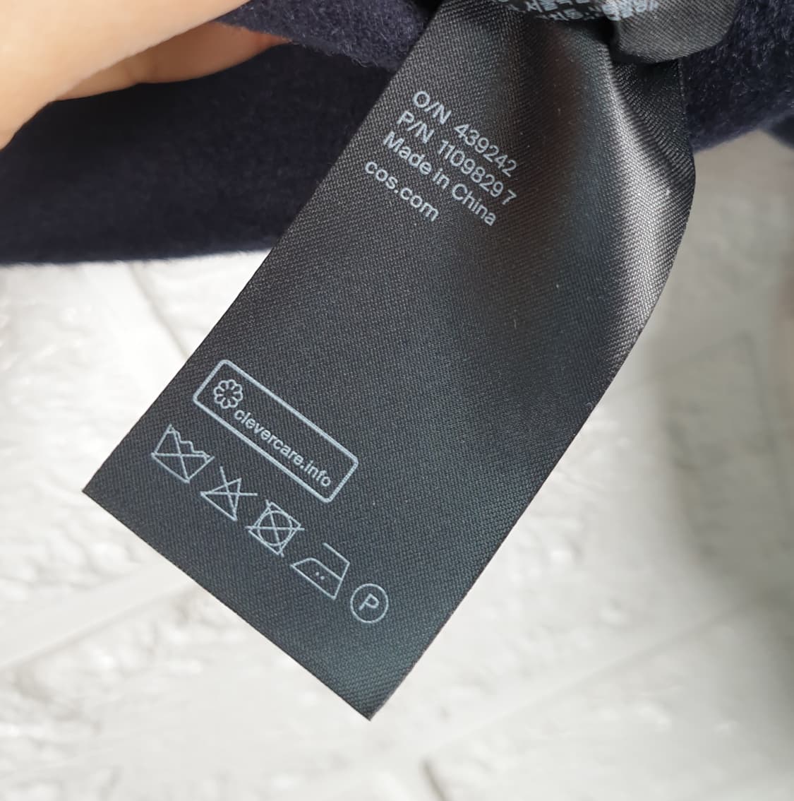 [M]COS코스 오픈 백 울 볼레로 자켓 (새상품) 상품이미지7