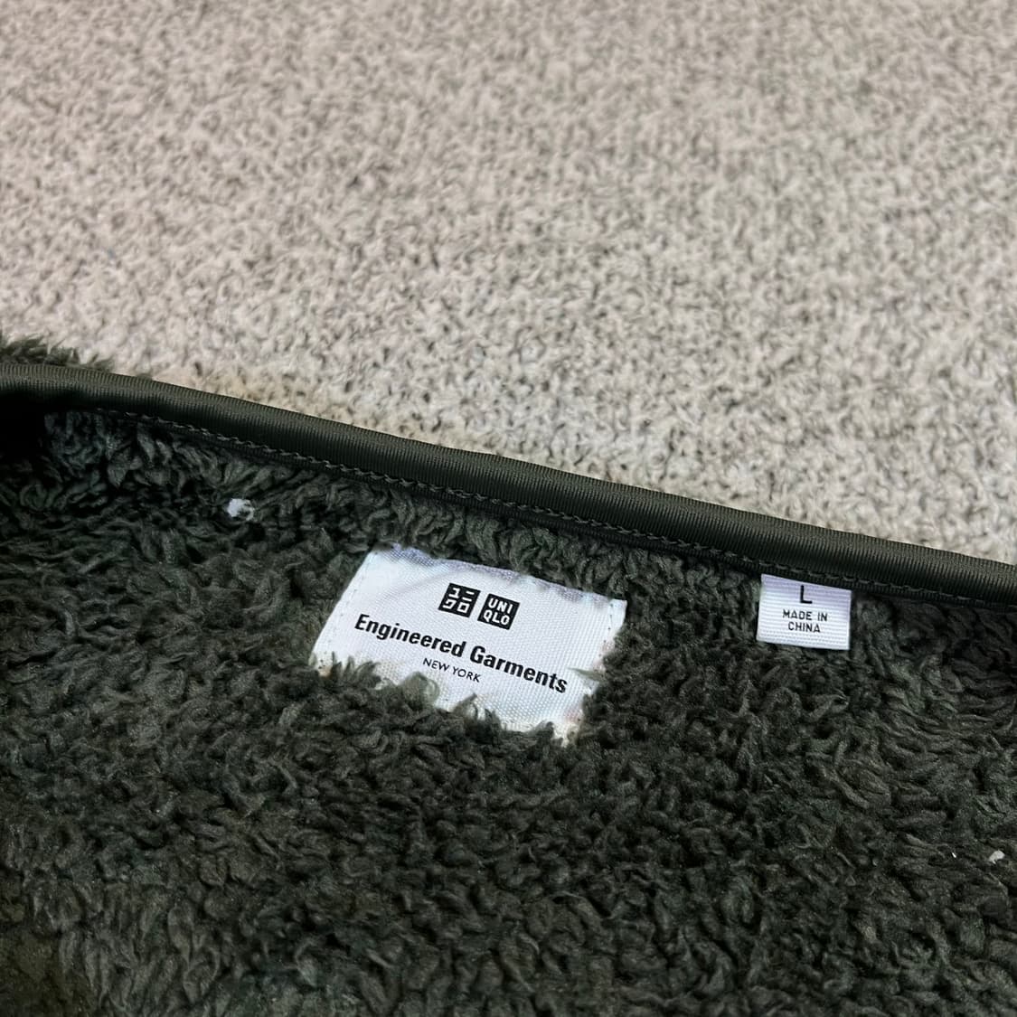 유니클로 x 엔지니어드 가먼츠 쉐르파 풀오버  상품이미지3