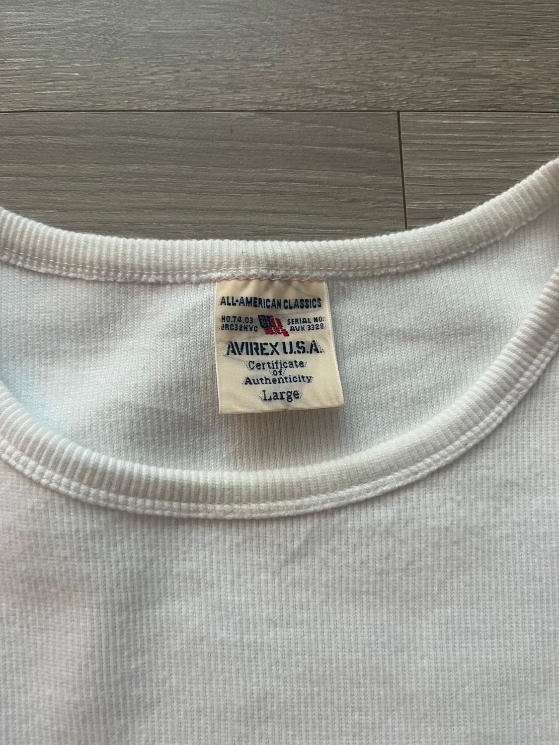 Avirex 1/2 sleeve 상품이미지2
