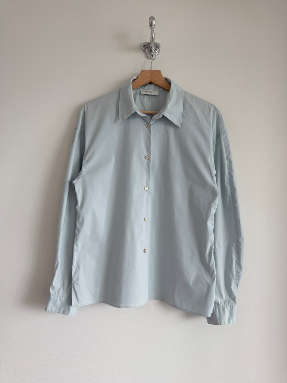 아모멘토(AMOMENTO) 코튼 셔츠(얇은 코튼) 상품이미지1
