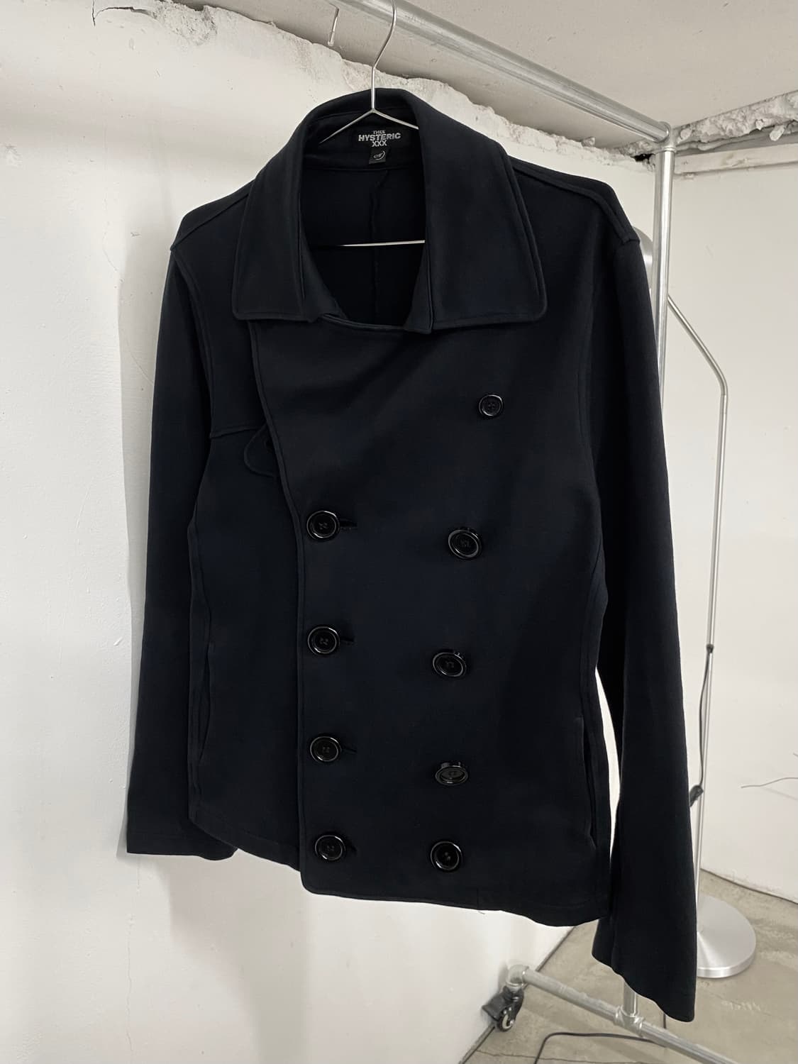 히스테릭 글래머 더블 브레스트 피 코트 상품이미지1