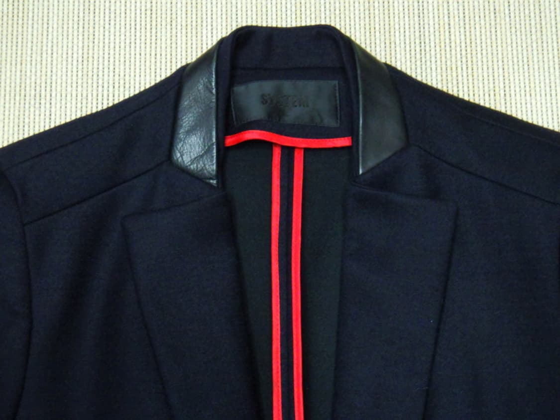(66size) 시스템 SYSTEM 여성 자켓 다크네이비 상품이미지3