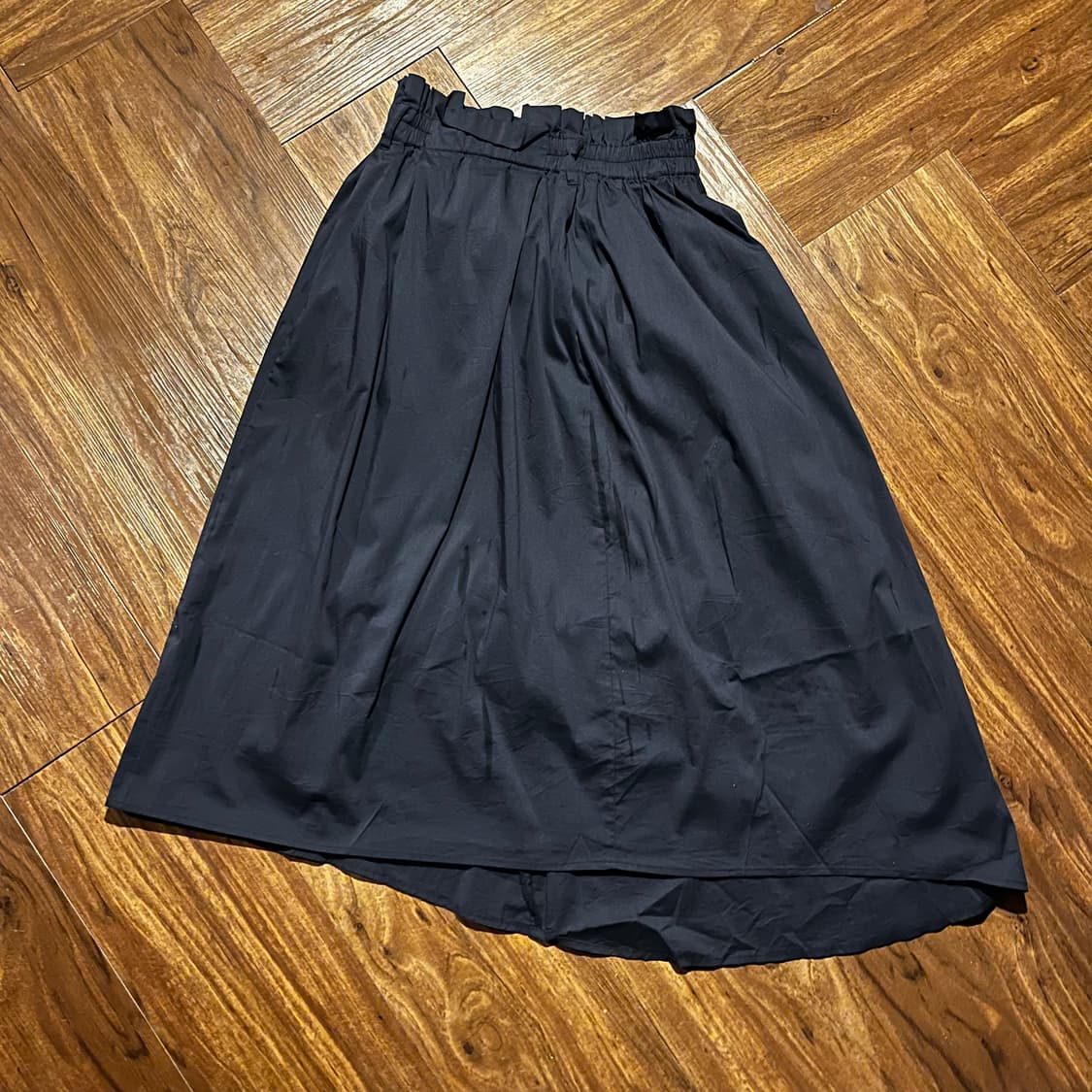 hk works london Asymmetric skirt navy 상품이미지4