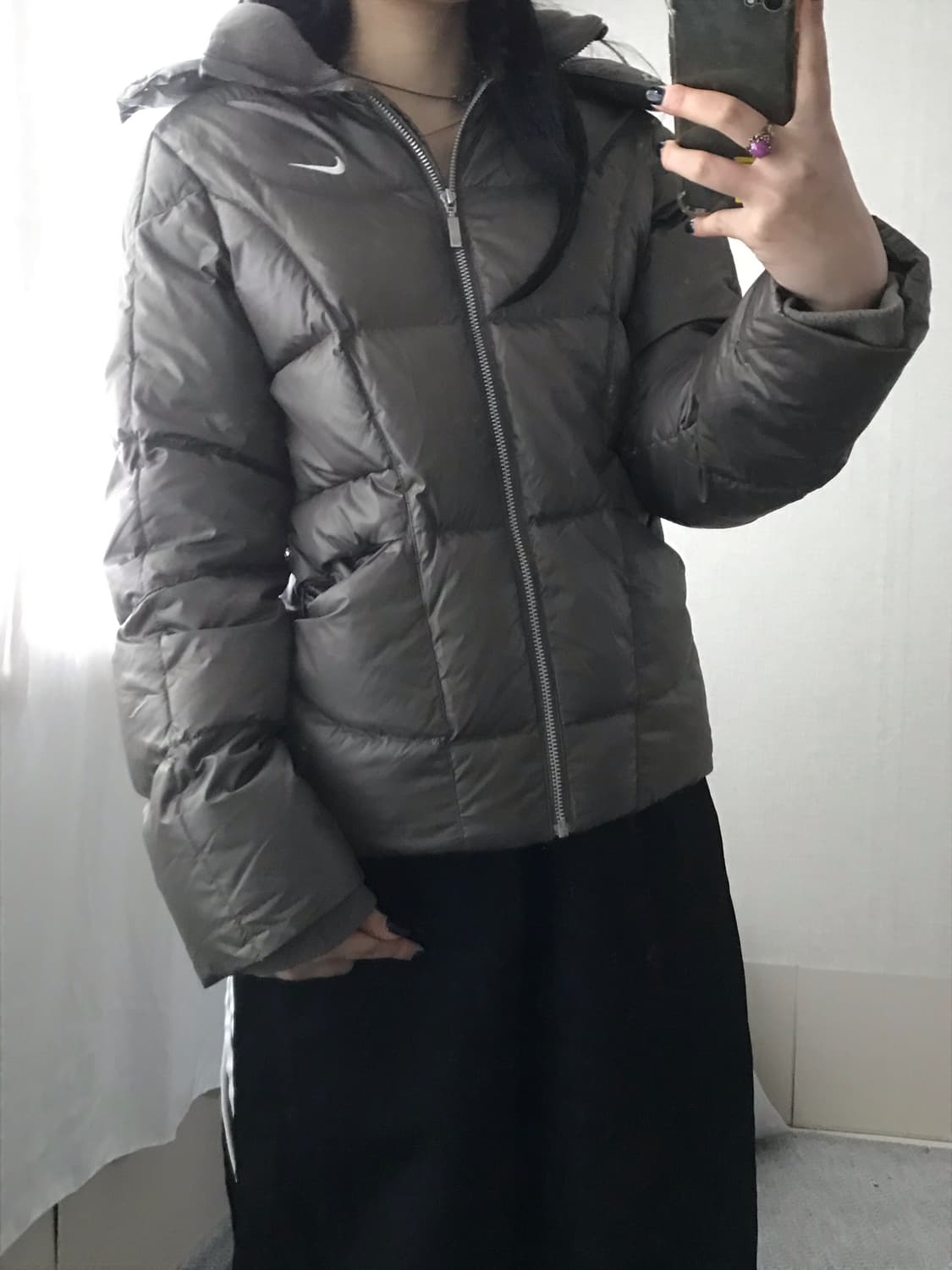 나이키 브라운 후드 패딩 상품이미지6