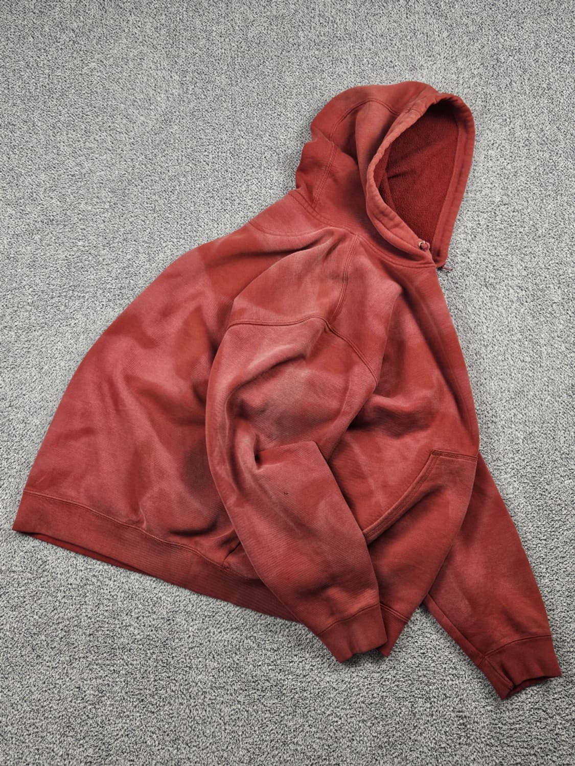 칼하트 다잉 워시드 커스텀 스웻 후드 티셔츠 ( 2XL ) / 10135 상품이미지3