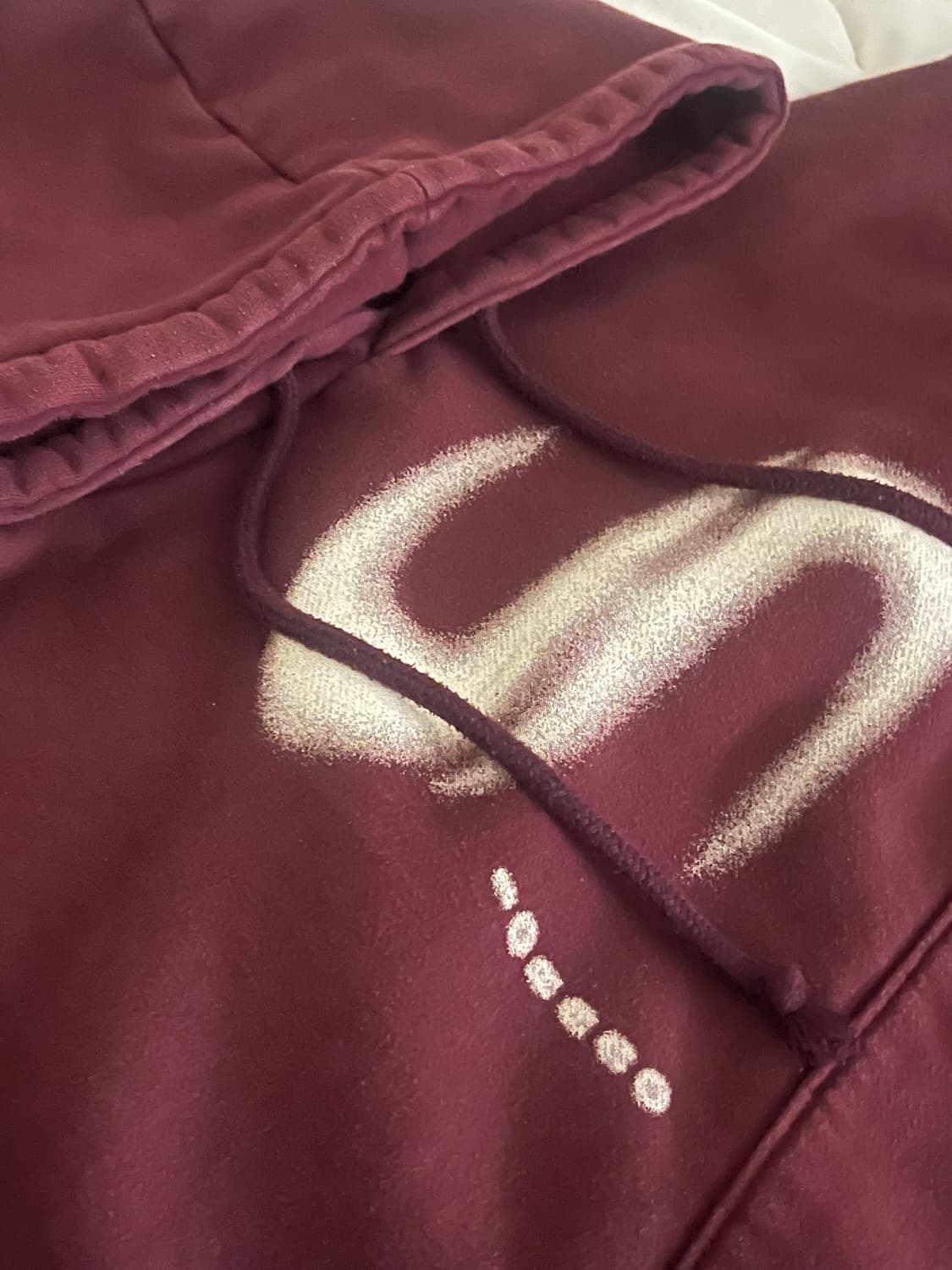 소라노 후드티 버건디 M 상품이미지2