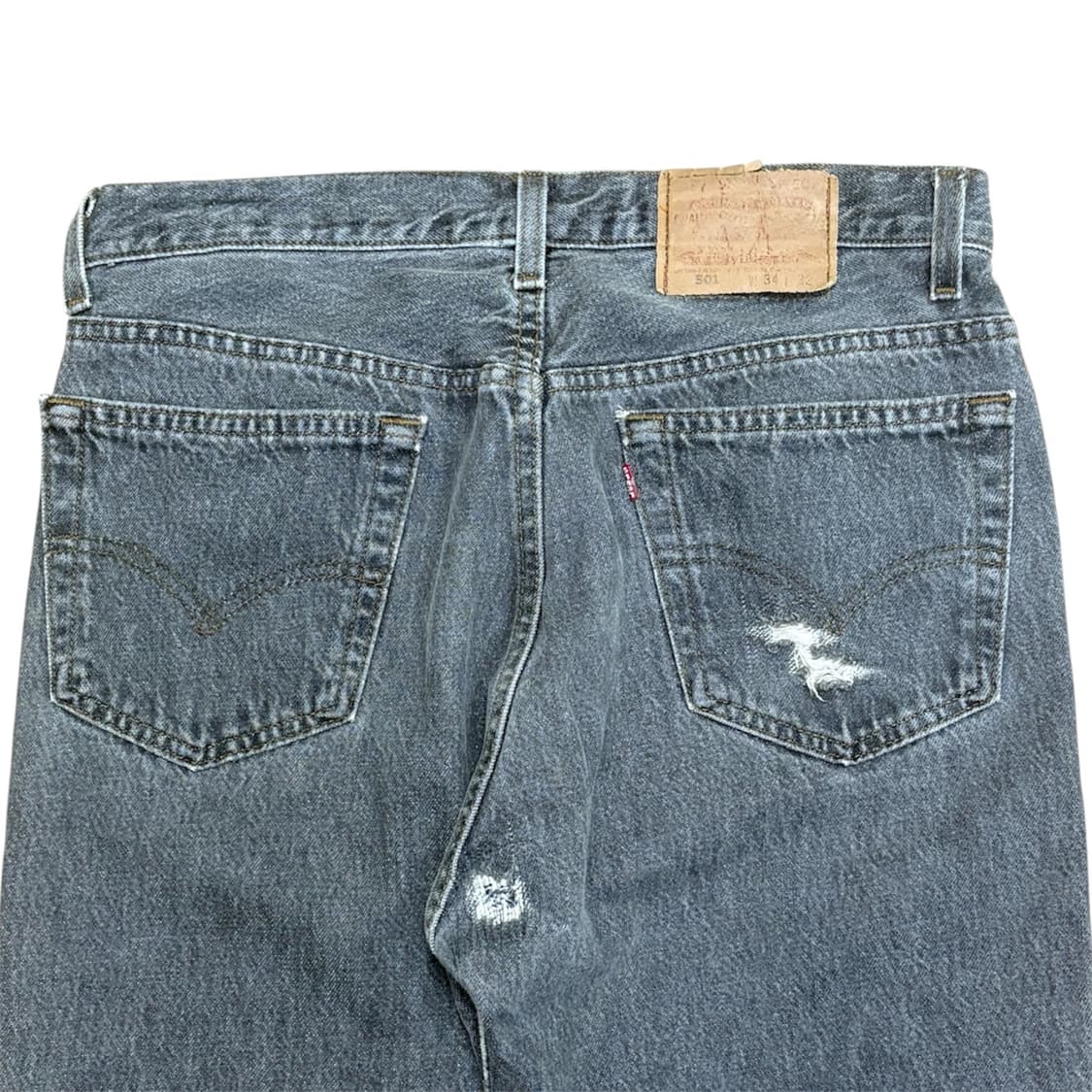 90s Levi’s usa 501 흑청 repaired 언더커버 상품이미지7