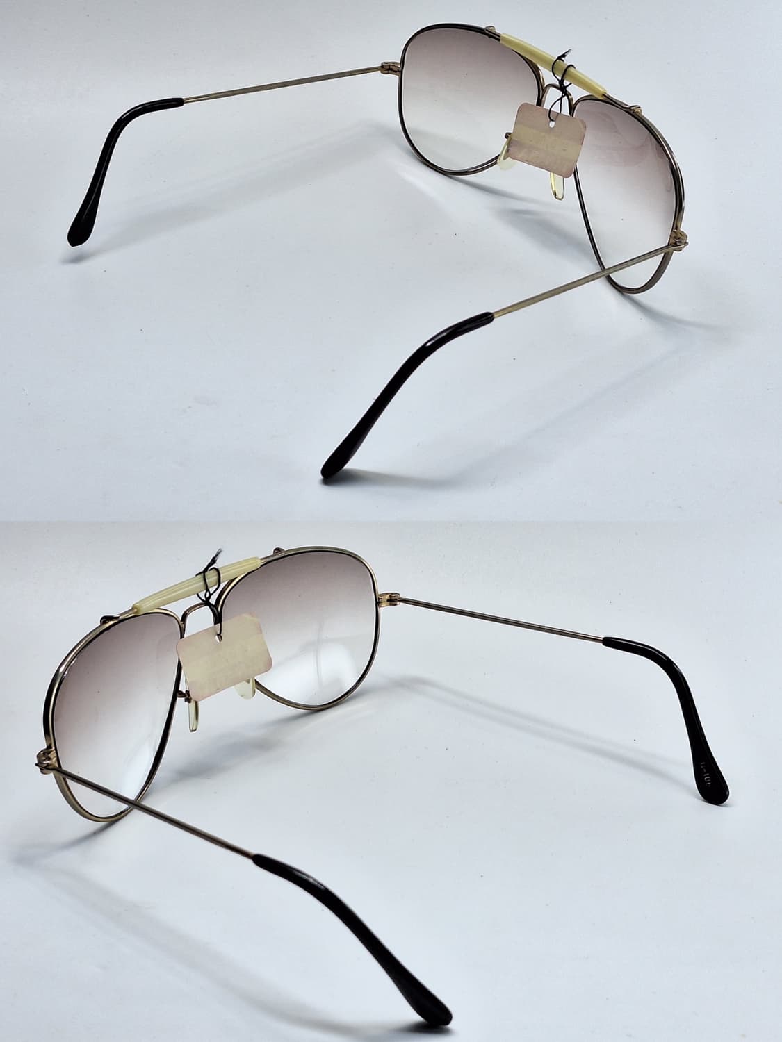 80s 일본제 빈티지 데드스톡 미사용/N-106 선글라스 투브릿지 파일럿 상품이미지4