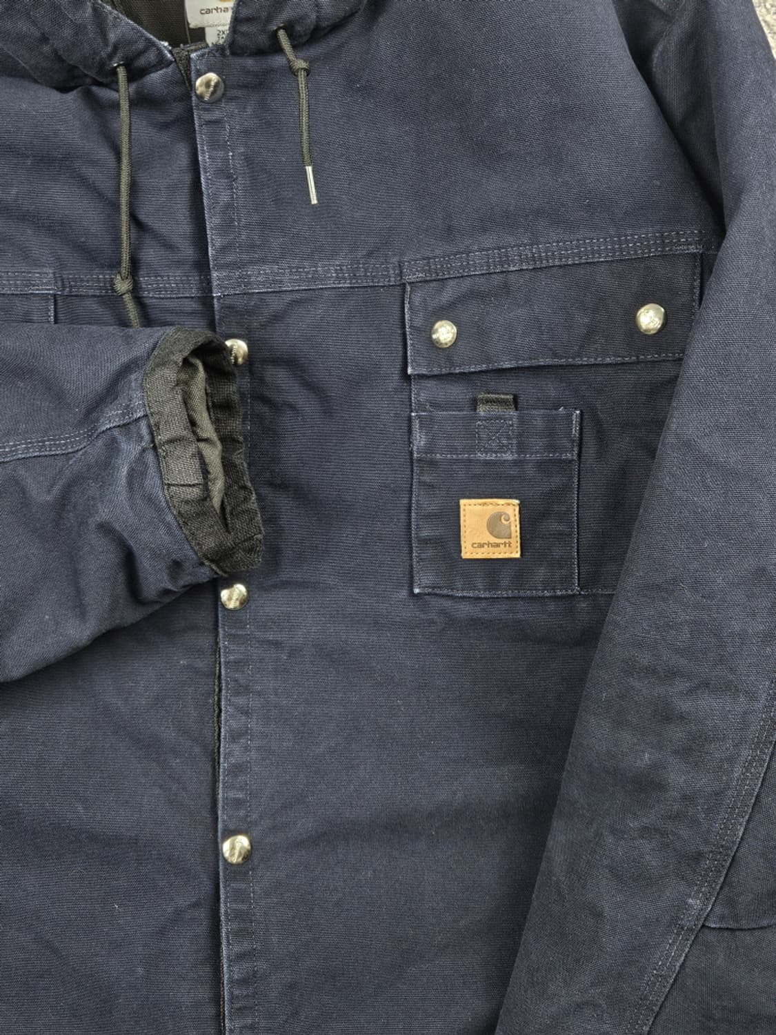 칼하트 J284 쉐르파 라인드 캔버스 워크 자켓 (2XL) / 10490 상품이미지6