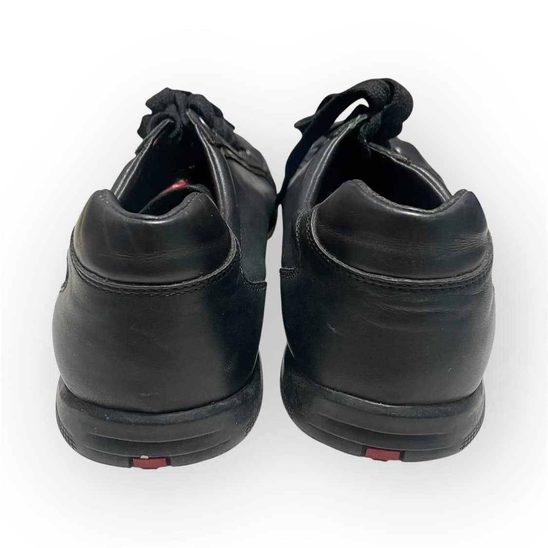 275~280) 프라다 스포츠 레더 로고 스니커즈 트레이너 상품이미지4