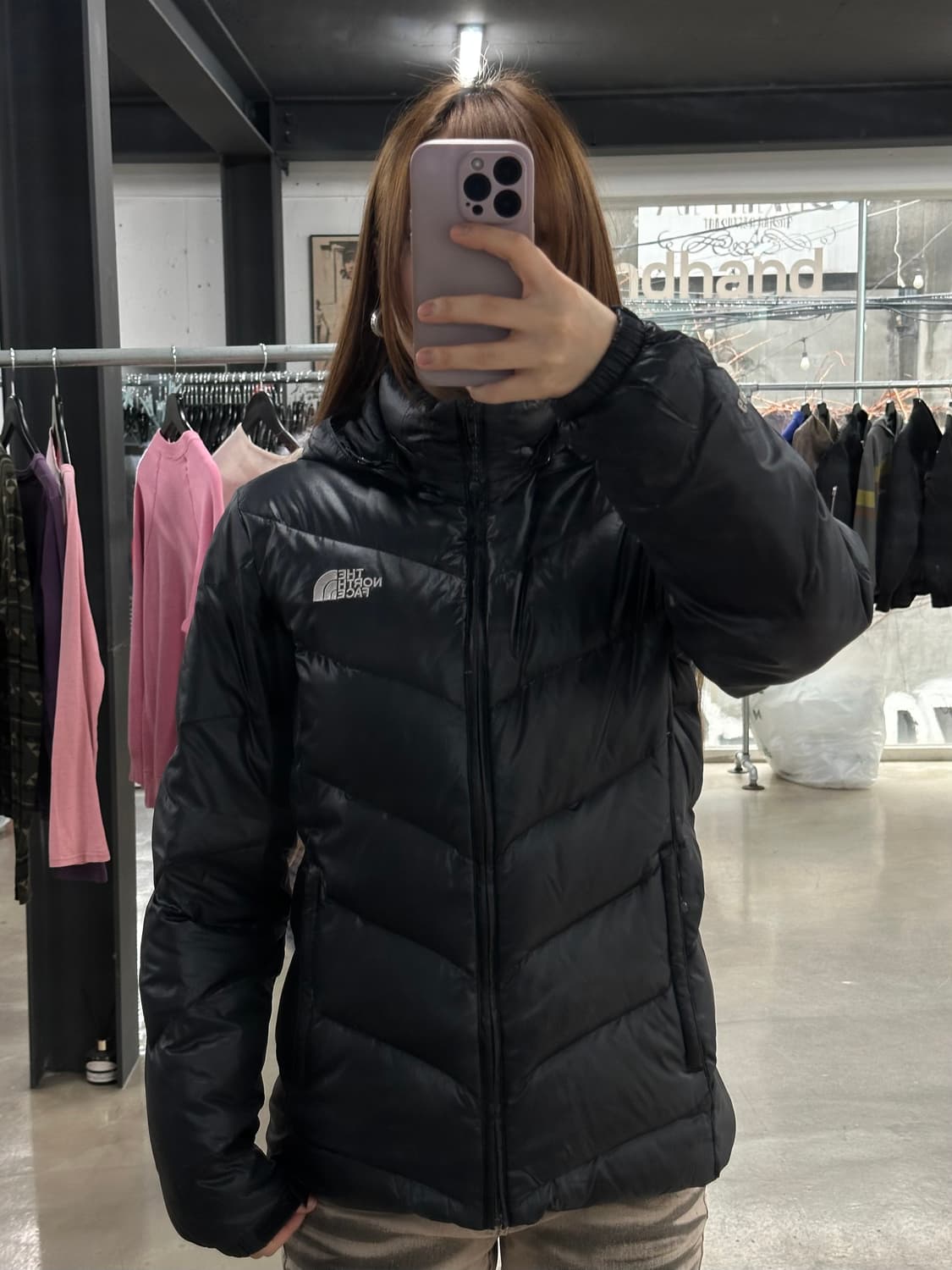 노스페이스 600 구스다운 패딩 블랙 상품이미지1